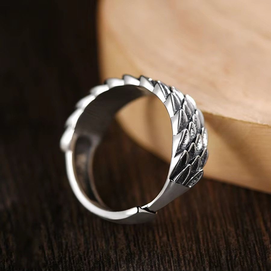 Designer × Japanese Brand Dragon Scale Adjustable Ring Size ONE SIZE - 4 Thumbnail
