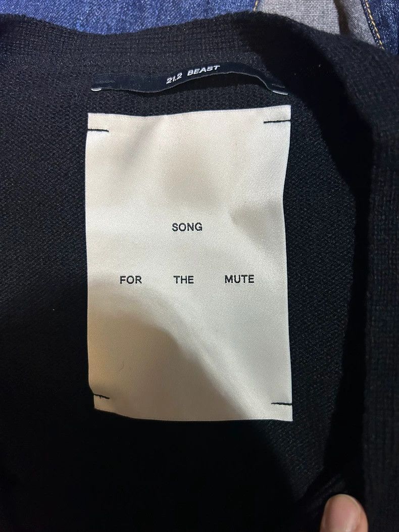 Song For The Mute Song For The Mute size 2 holey black wool cardigan Size US M / EU 48-50 / 2 - 3 Thumbnail