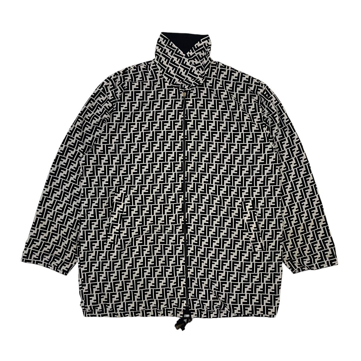 Fendi 🔥Vintage Fendi Monogram Reversible Jacket Size US L / EU 52-54 / 3 - 3 Thumbnail