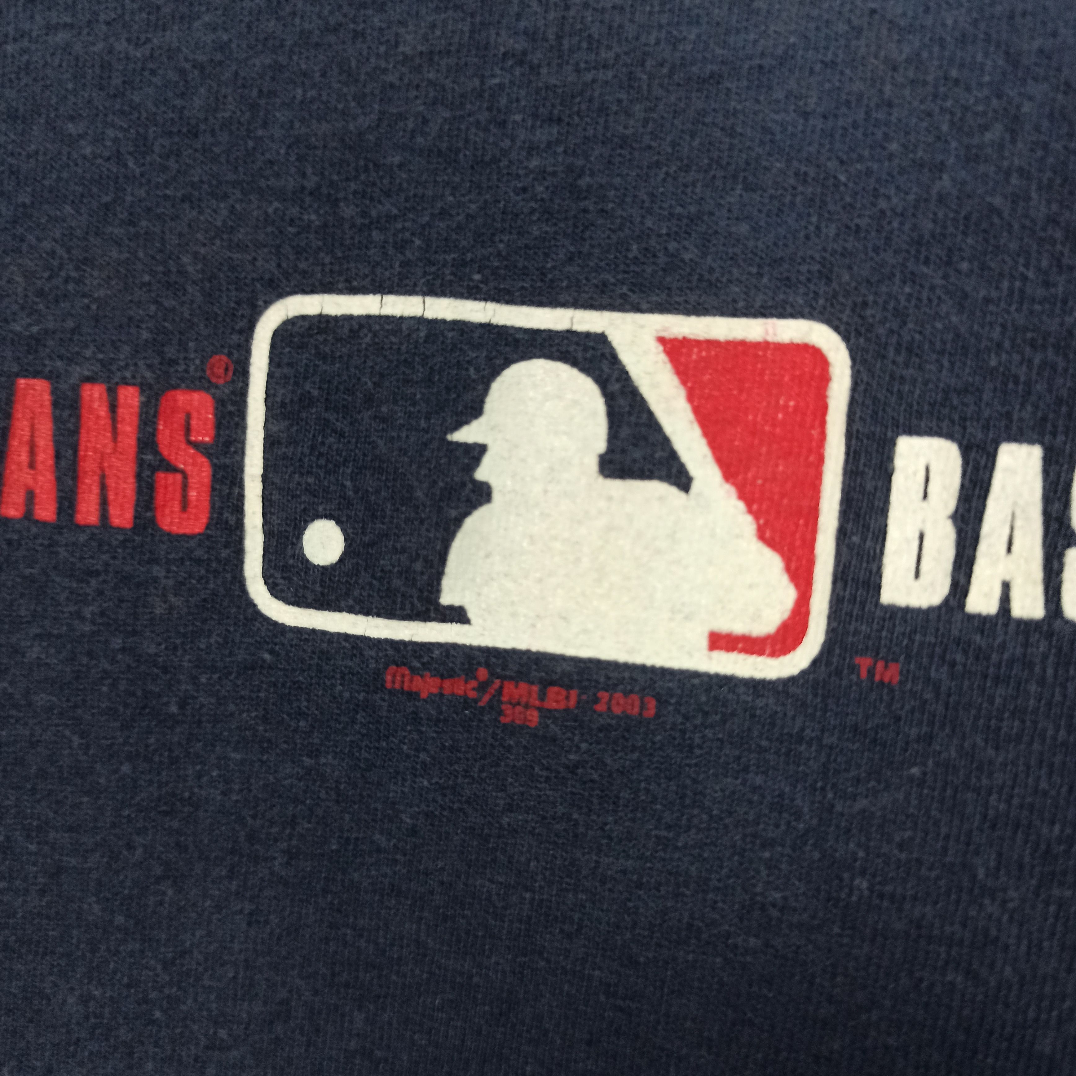 MLB Vintage 00's Indians Baseball MLB Mejestic T-shirt Size US M / EU 48-50 / 2 - 3 Thumbnail