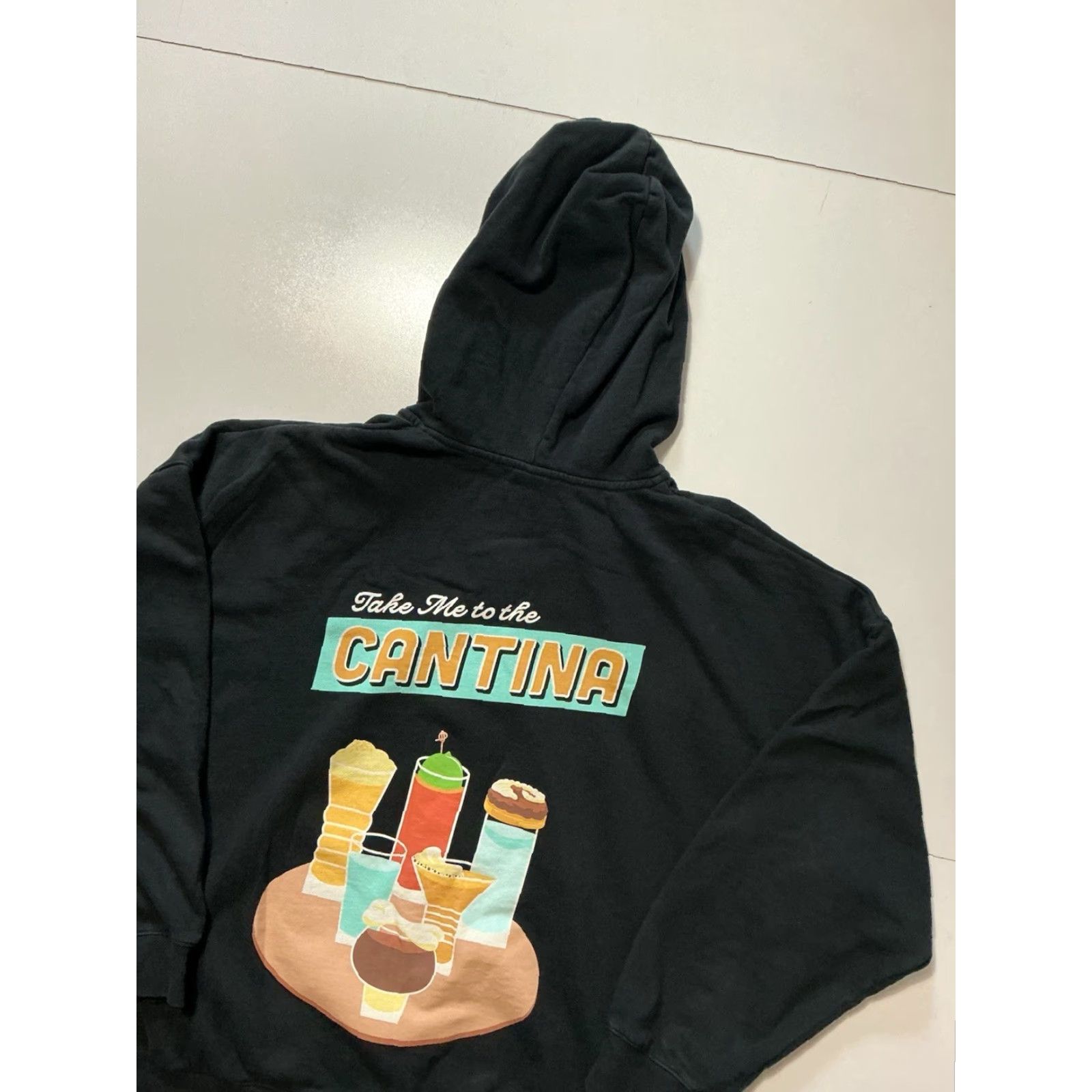 Star Wars VINTAGE Star Wars Cantina Full Zip Hoodie XL Black Men Size US XL / EU 56 / 4 - 5 Thumbnail