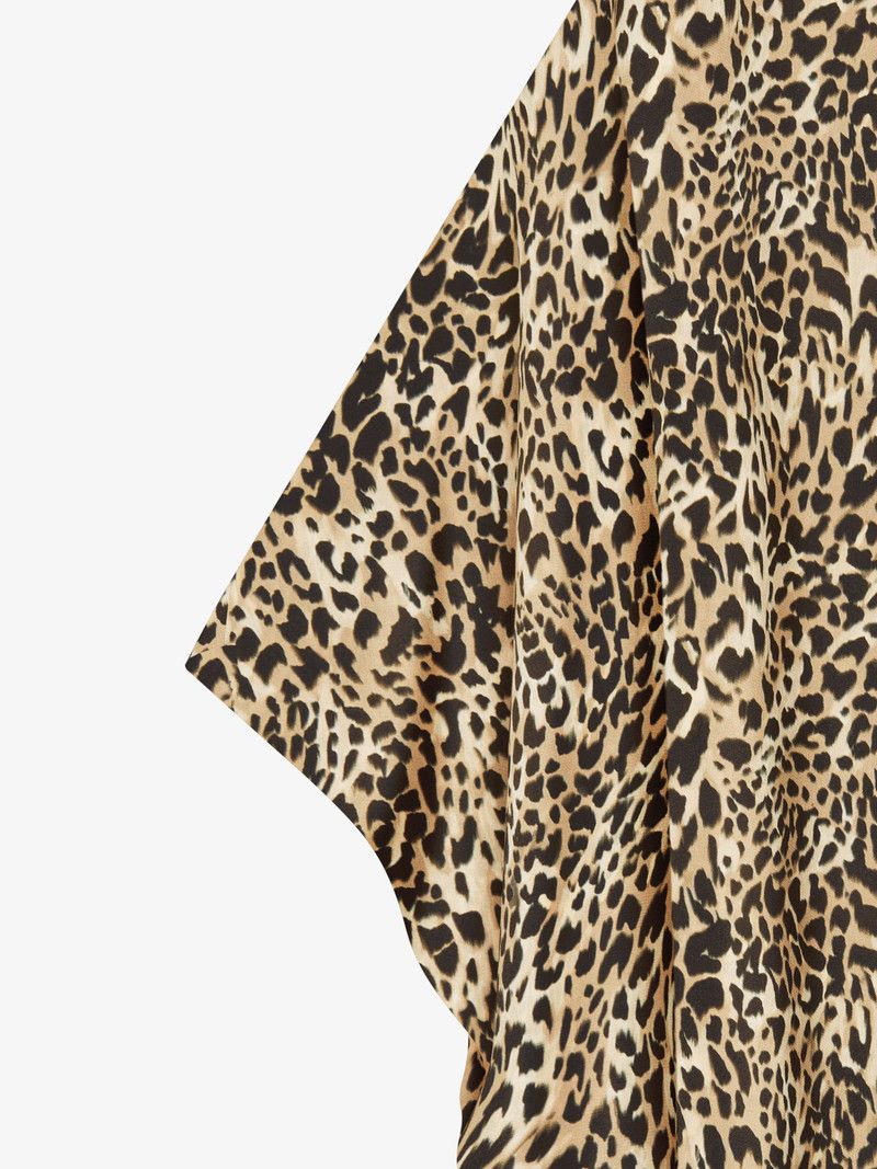 Givenchy o1n1vont0326 Printed Kaftan in Brown Size XXS / US 00 / IT 34 - 5 Thumbnail