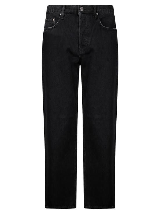 Golden Goose GOLDEN GOOSE Men Straight Pants GMP01636P000625 90100 BLACK Size US 33 - 1 Thumbnail