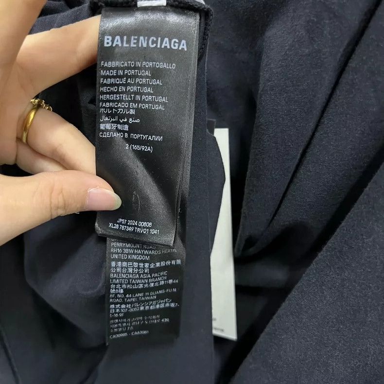 Balenciaga Balenciaga Black City Print Short Sleeve Size US M / EU 48-50 / 2 - 4 Thumbnail