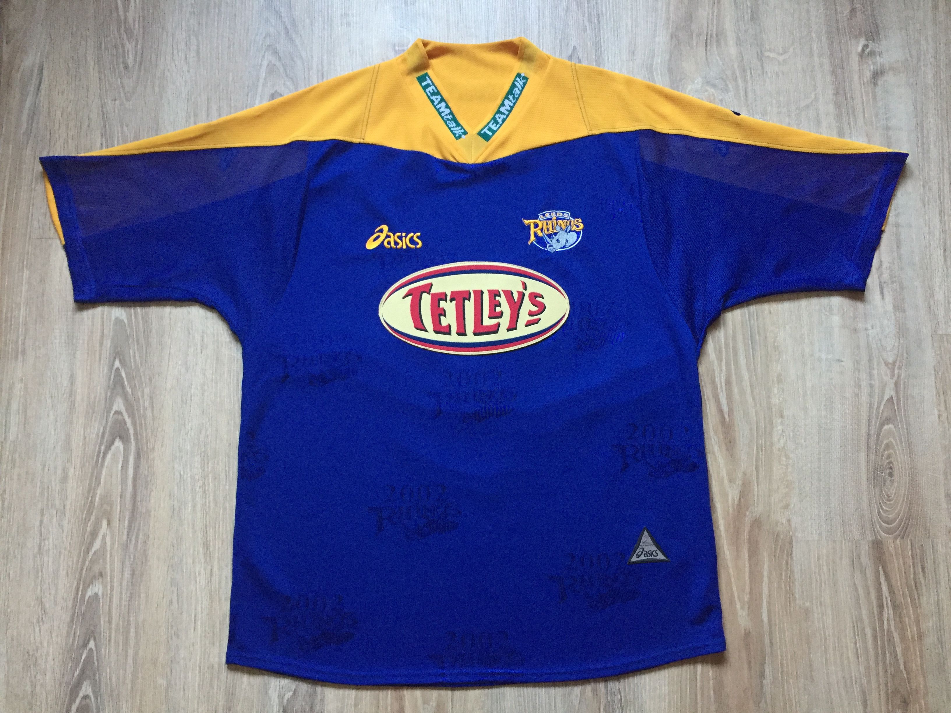 Asics × Vintage Asics Leeds Rhinos Vintage Rugby Jersey Size US XL / EU 56 / 4 - 1 Thumbnail