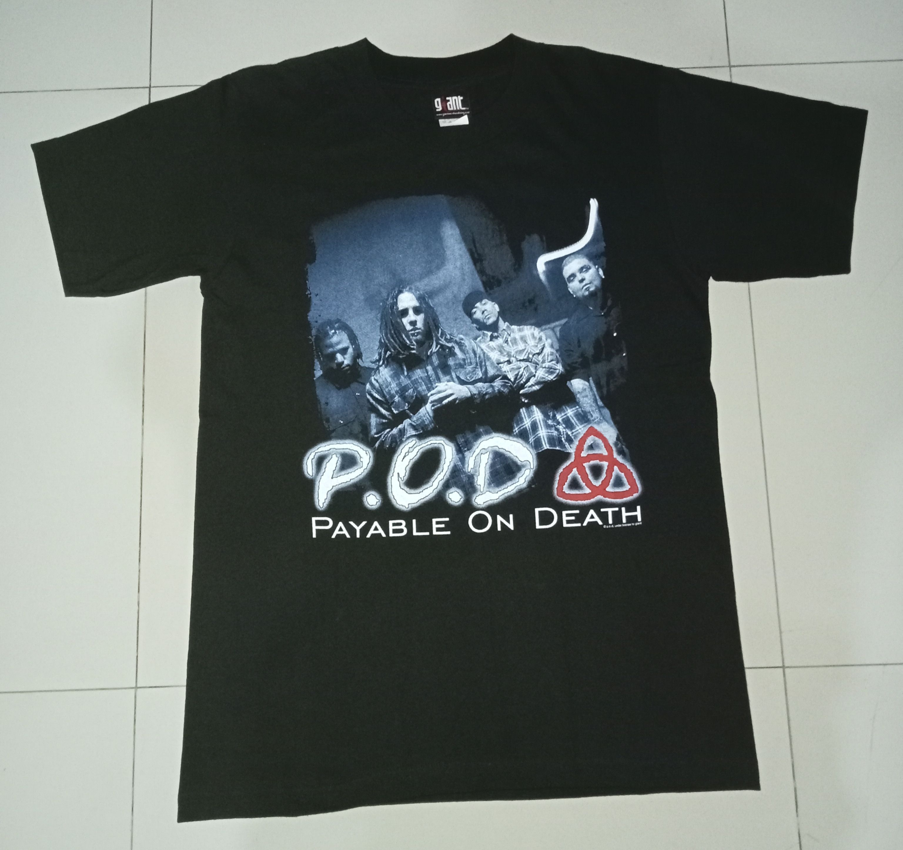 P.O.D.バンドTシャツピーオーディーTシャツPayable On Death Vintage P.O.D. 