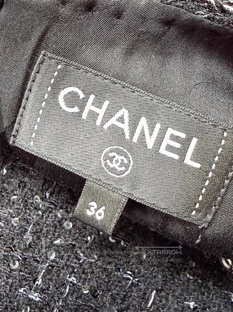 Chanel Chanel Bow heavy industry sequin soft tweed braided sleeve Size XS / US 0-2 / IT 36-38 - 5 Thumbnail