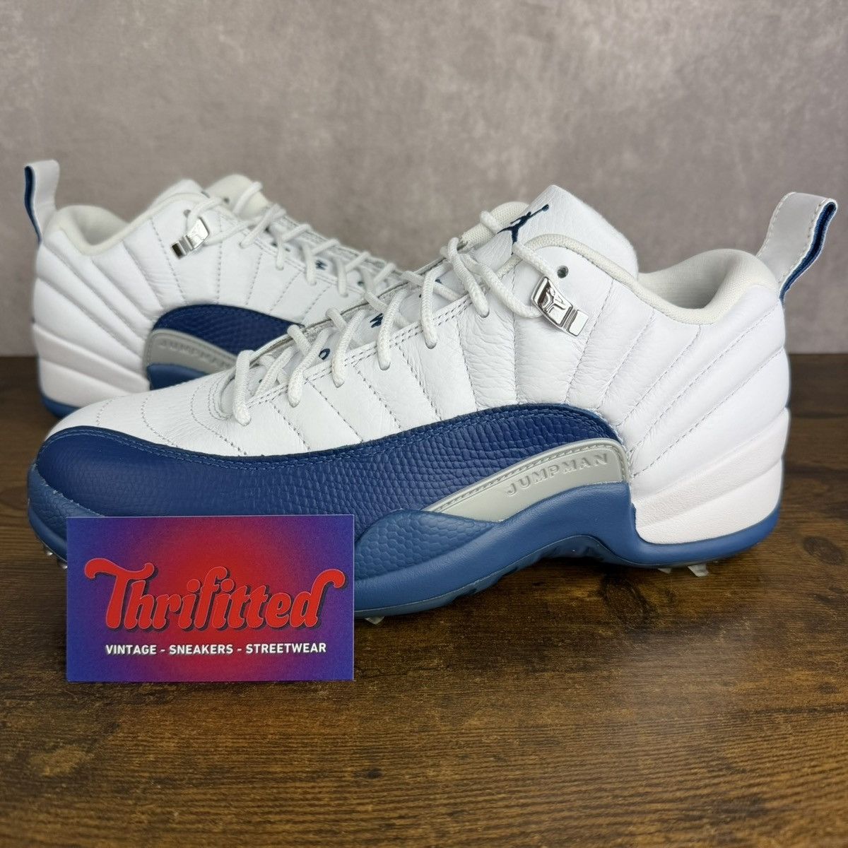 Jordan Brand NEW Air Jordan 12 Low Golf French Blue DH4120-101 Cleats OG Size US 8 / EU 41 - 1 Thumbnail