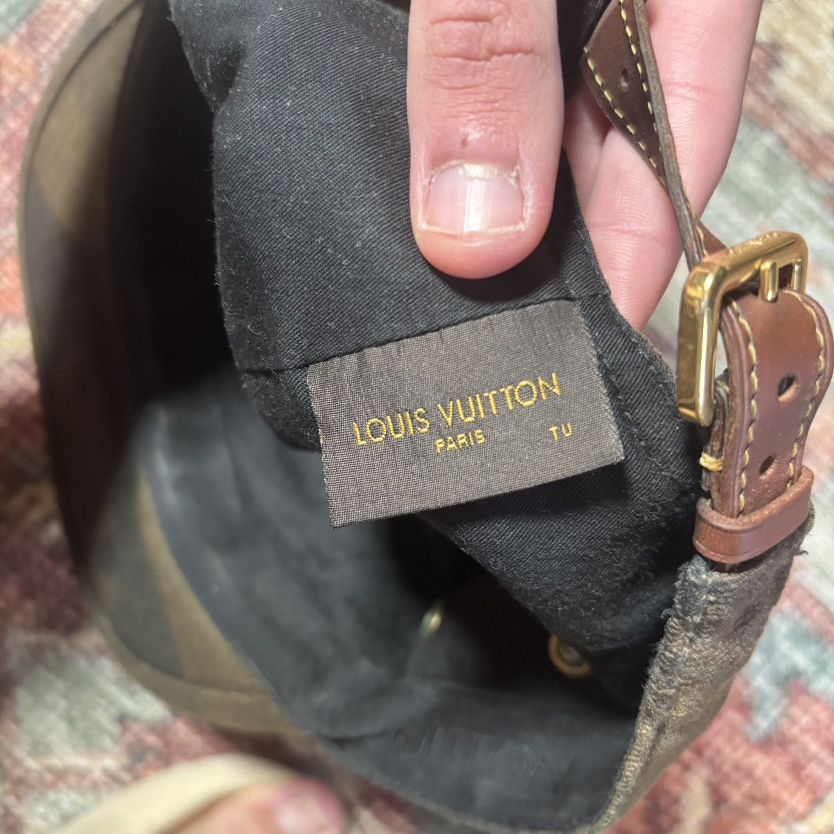 Louis Vuitton × Supreme Louis Vuitton Supreme Camo Camp Cap Size ONE SIZE - 5 Thumbnail
