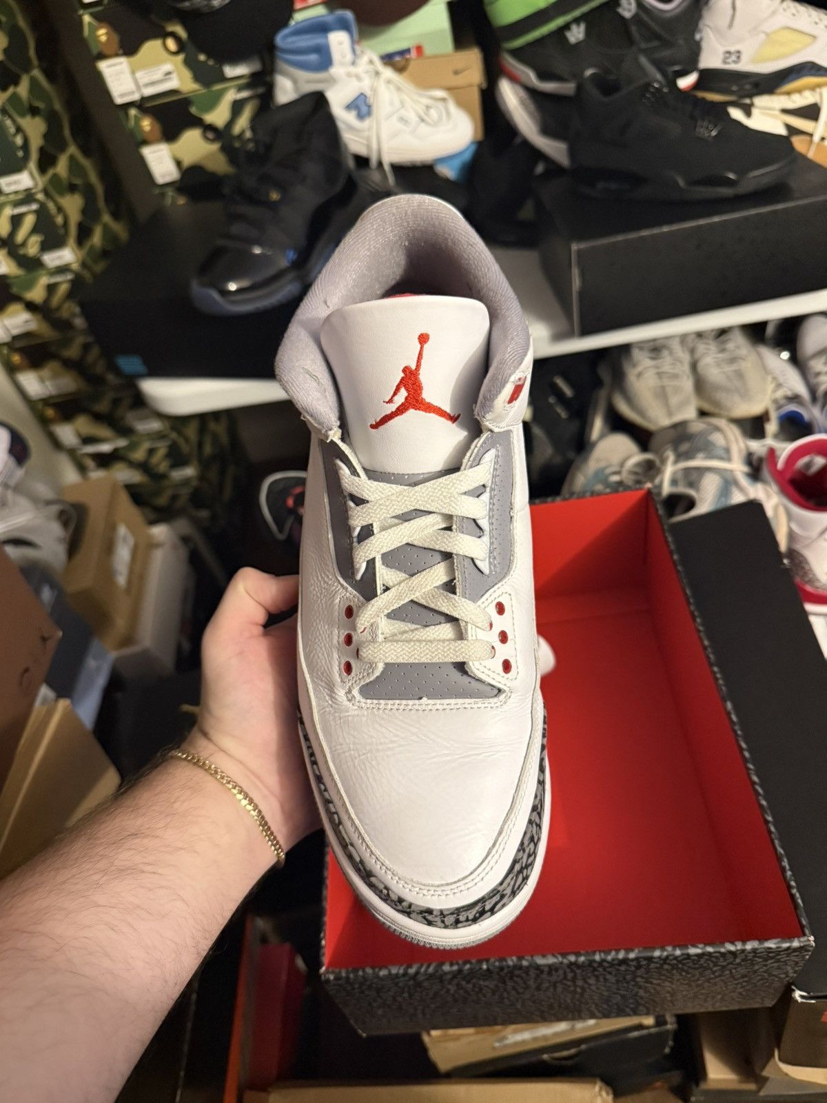 Jordan Brand Jordan retro 3 fire red sz 12 Size US 12 / EU 45 - 2 Thumbnail