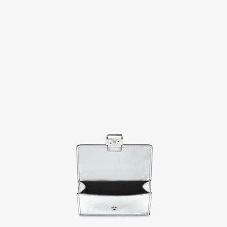 Fendi o1s1wg111125 Size: OS / Baguette Card Holder in Silver Size ONE SIZE - 4 Thumbnail