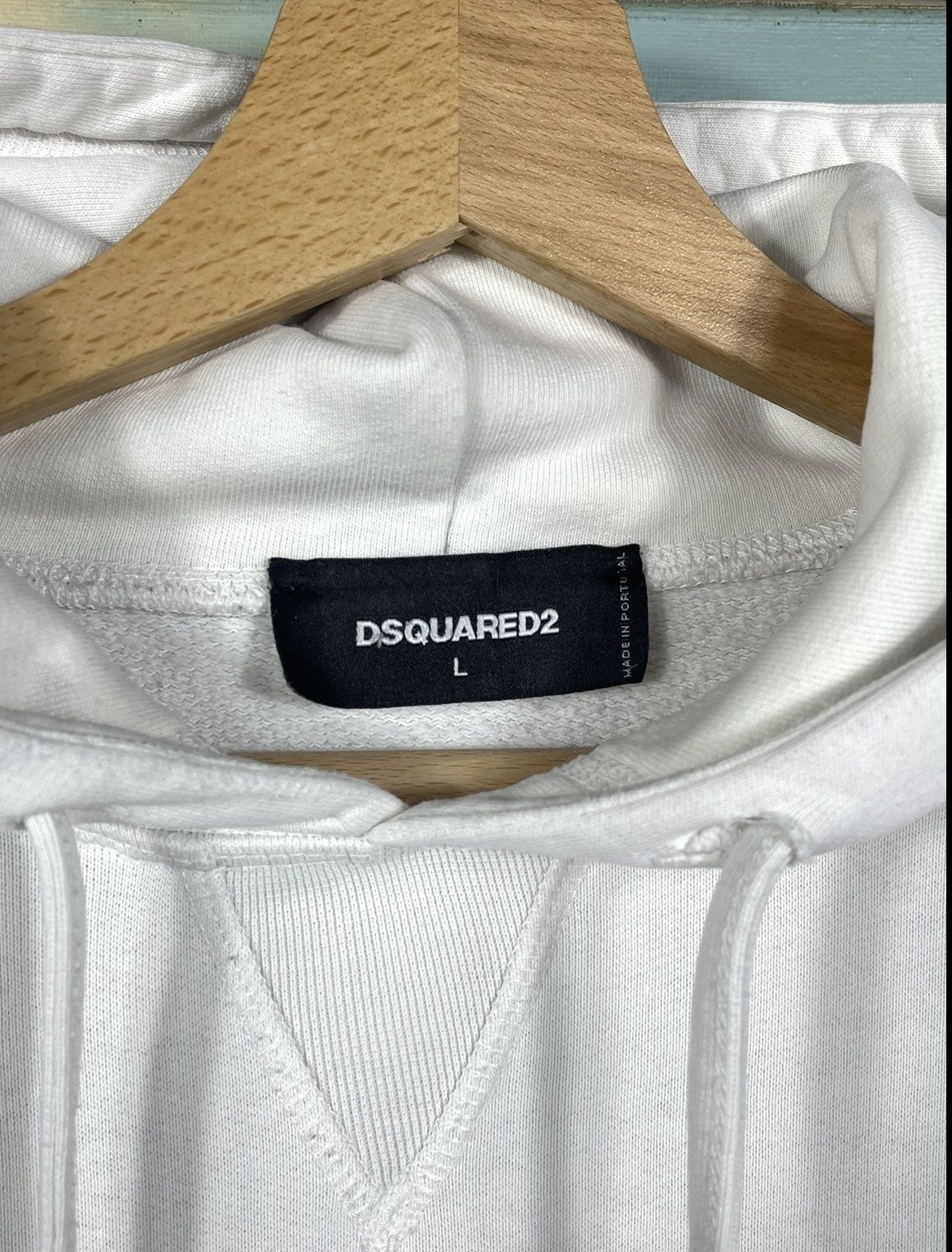 Designer × Dsquared2 Dsquared2 DSQ2 Hoodie Sweatshirt Luxury Designer Baggy Boxy Size L / US 10 / IT 46 - 5 Thumbnail
