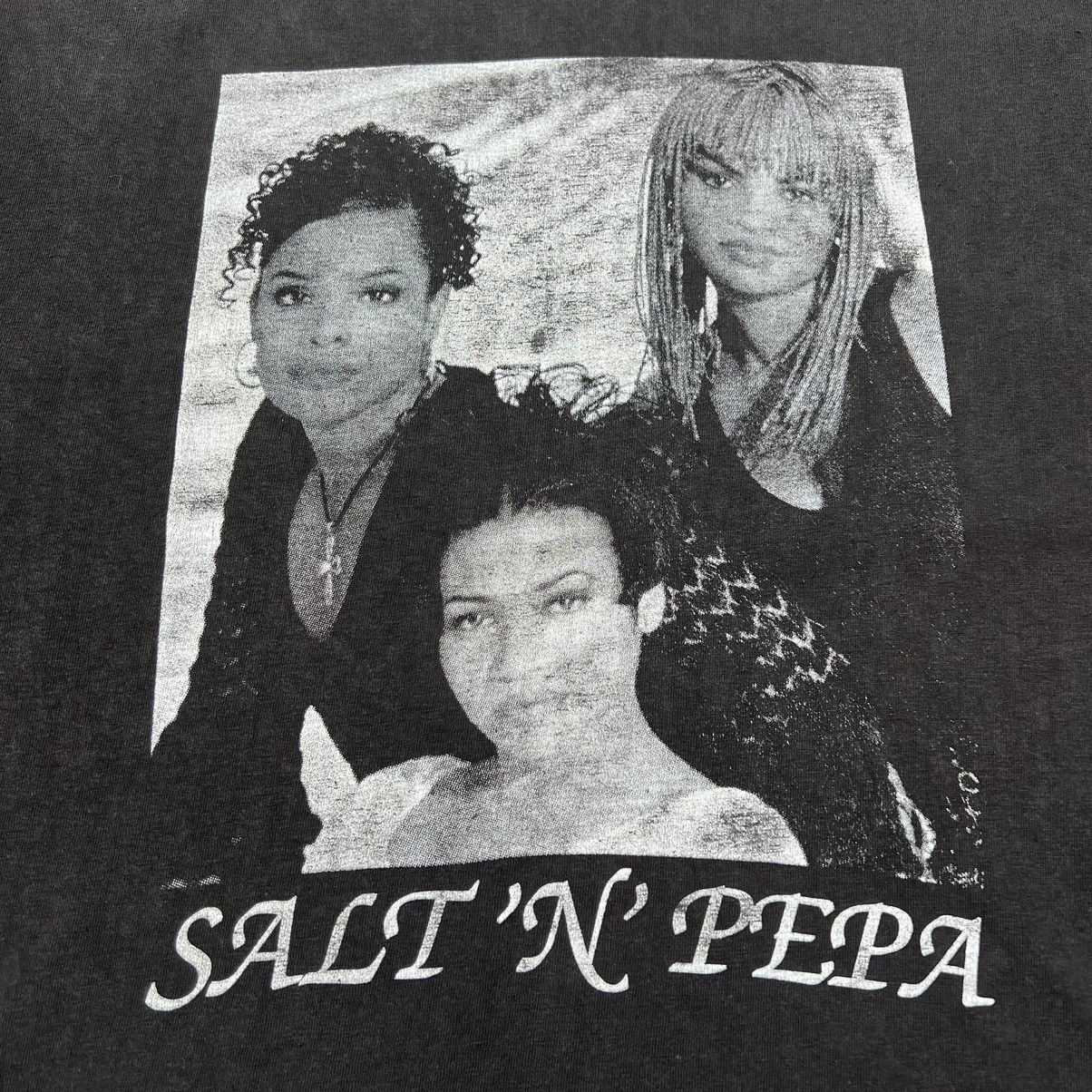Rap Tees × Vintage VTG ‘90s Salt-N-Pepa Whatta Man Rap Tee Shirt 2pac Nas Tupac Size US L / EU 52-54 / 3 - 8 Thumbnail