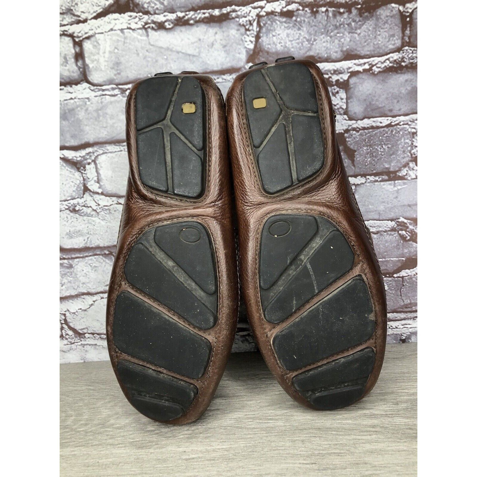 Mercanti Fiorentini Mercanti Fiorentini Relax Brown Leather Driving Penny Loafer Size US 13 / EU 46 - 10 Thumbnail