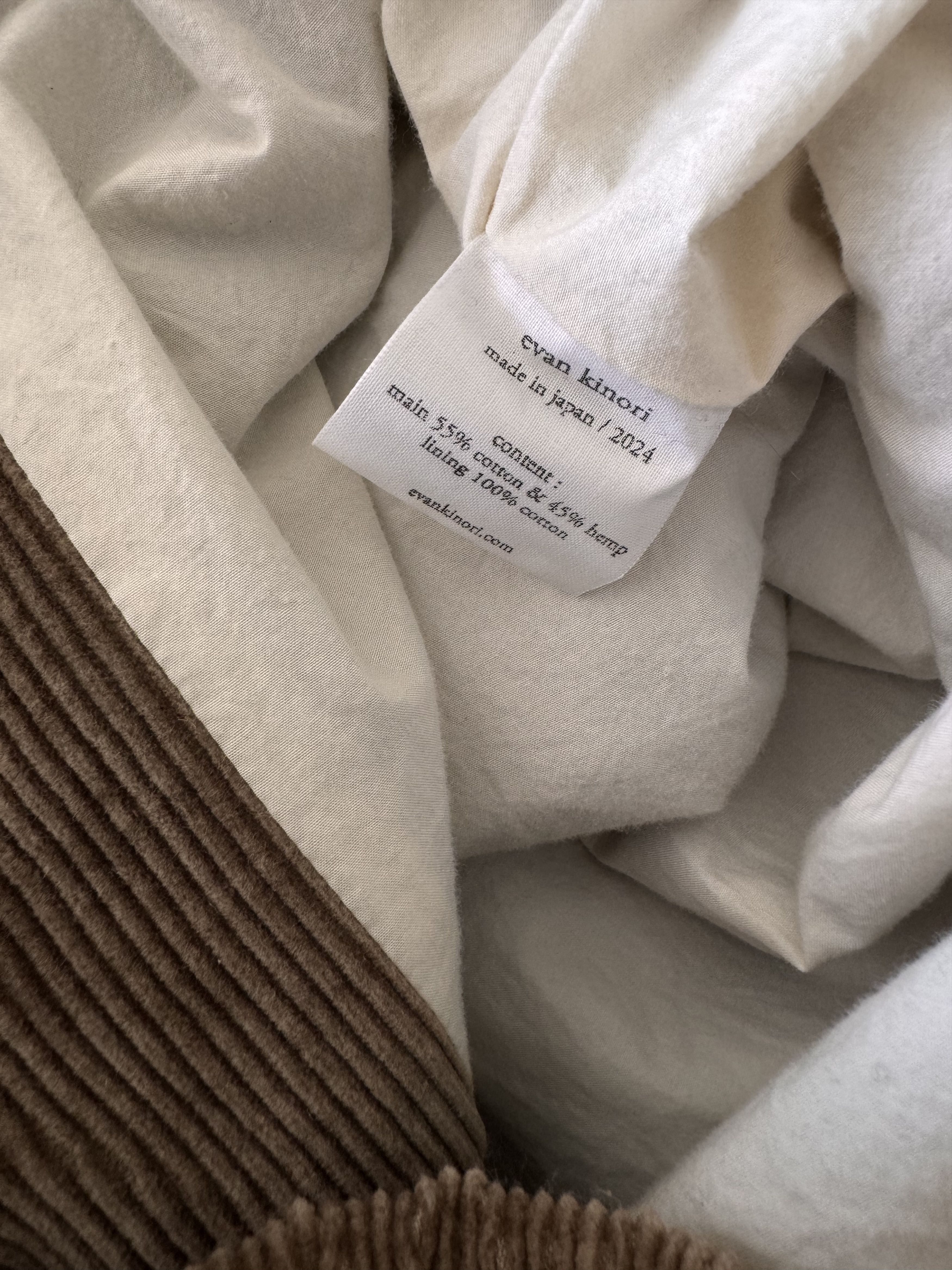 Evan Kinori Evan Kinori Zip Jacket Two Cotton/Hemp Corduroy Small Size US S / EU 44-46 / 1 - 5 Thumbnail