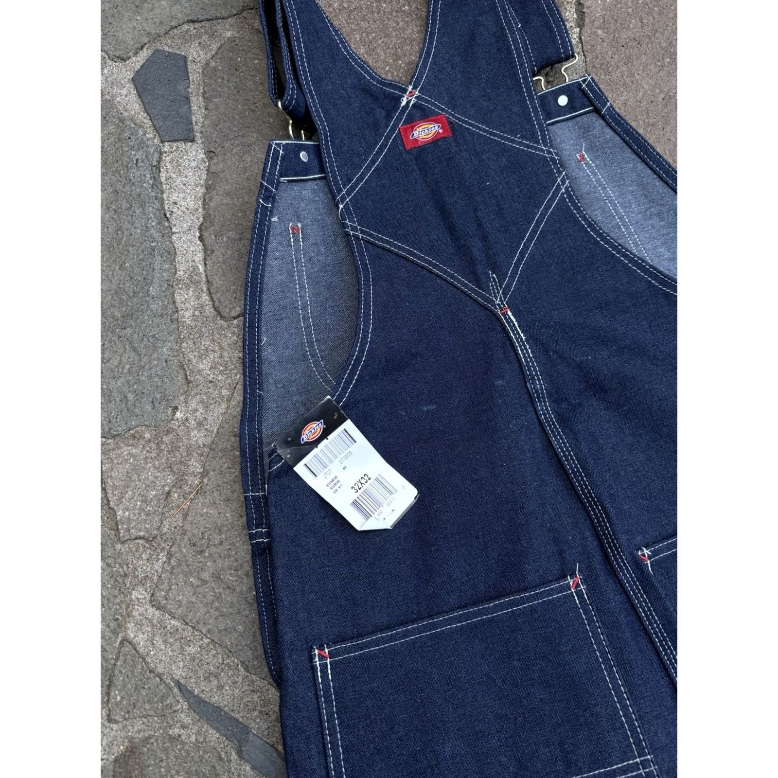 Dickies VINTAGE Dickies Denim Overalls Adult 32 Blue Dark Y2K Mens Size US 32 / EU 48 - 6 Thumbnail