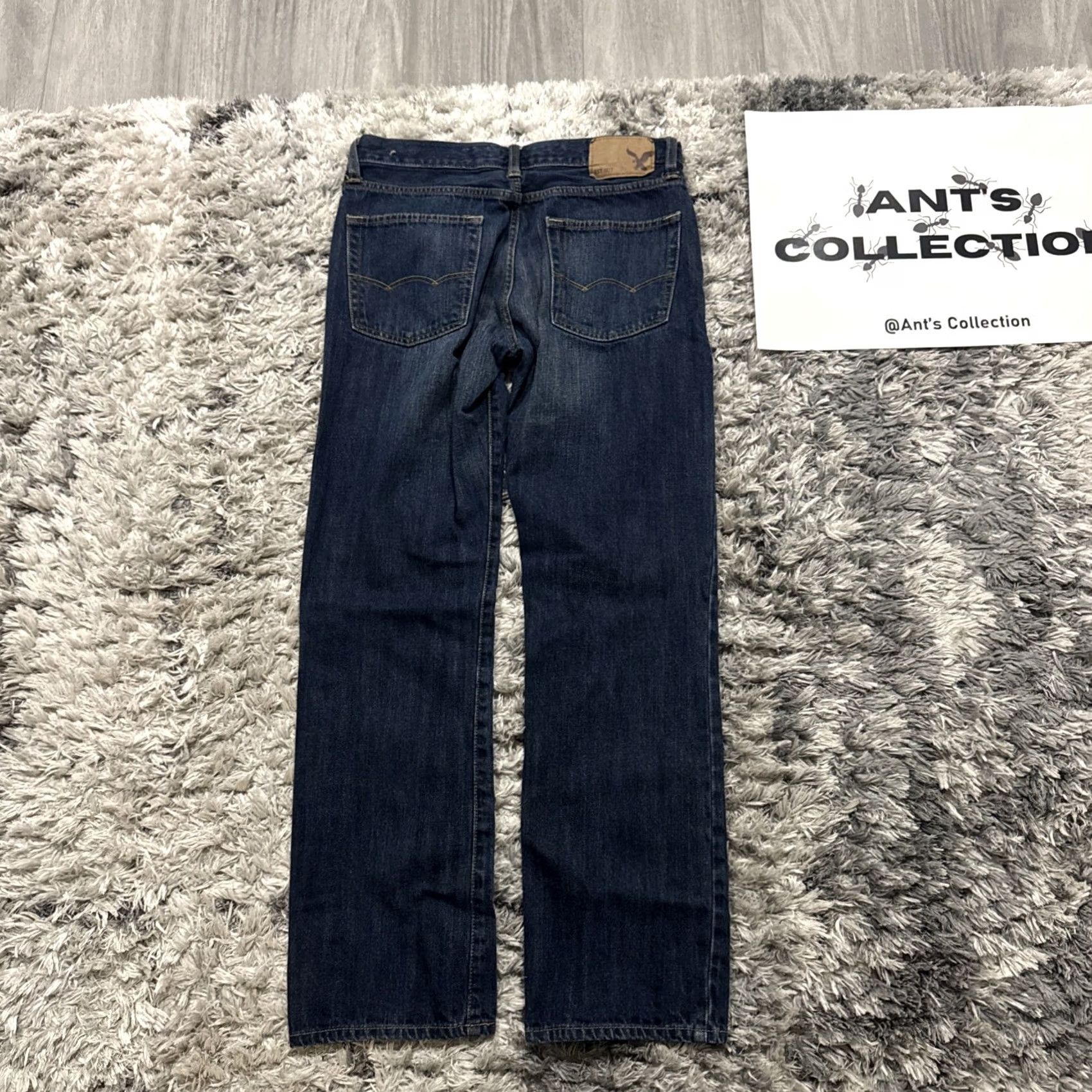 American Eagle Outfitters American Eagle Jeans Men’s 30x32 Blue Denim Straight Casual Fit Y2K HTF Size US 30 / EU 46 - 2 Thumbnail