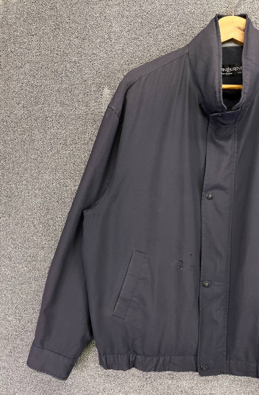 Yves Saint Laurent Vintage Yves Saint Laurent Luxury Zip Up Trashed Jacket Size US M / EU 48-50 / 2 - 3 Thumbnail