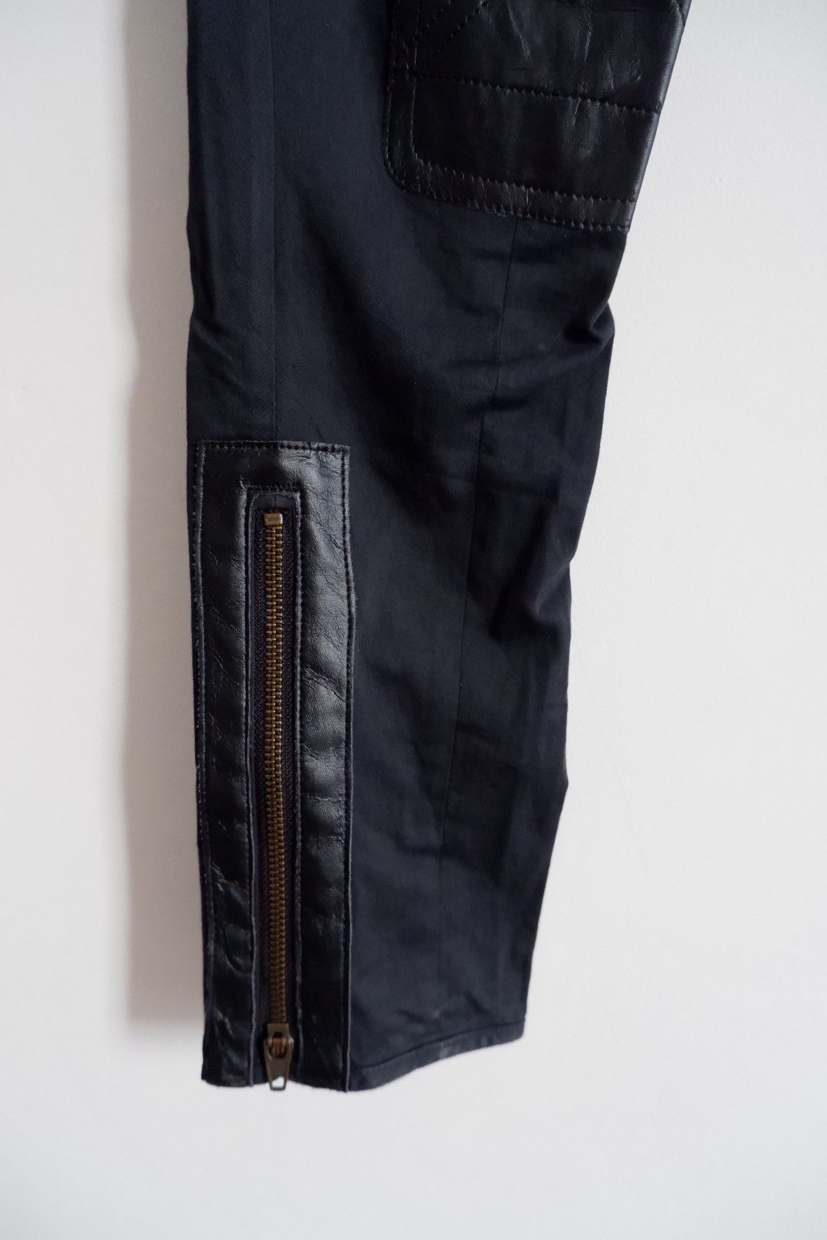Maison MIHARA YASUHIRO Miharayasuhiro Paneled Leather Pants Size US 30 / EU 46 - 7 Thumbnail