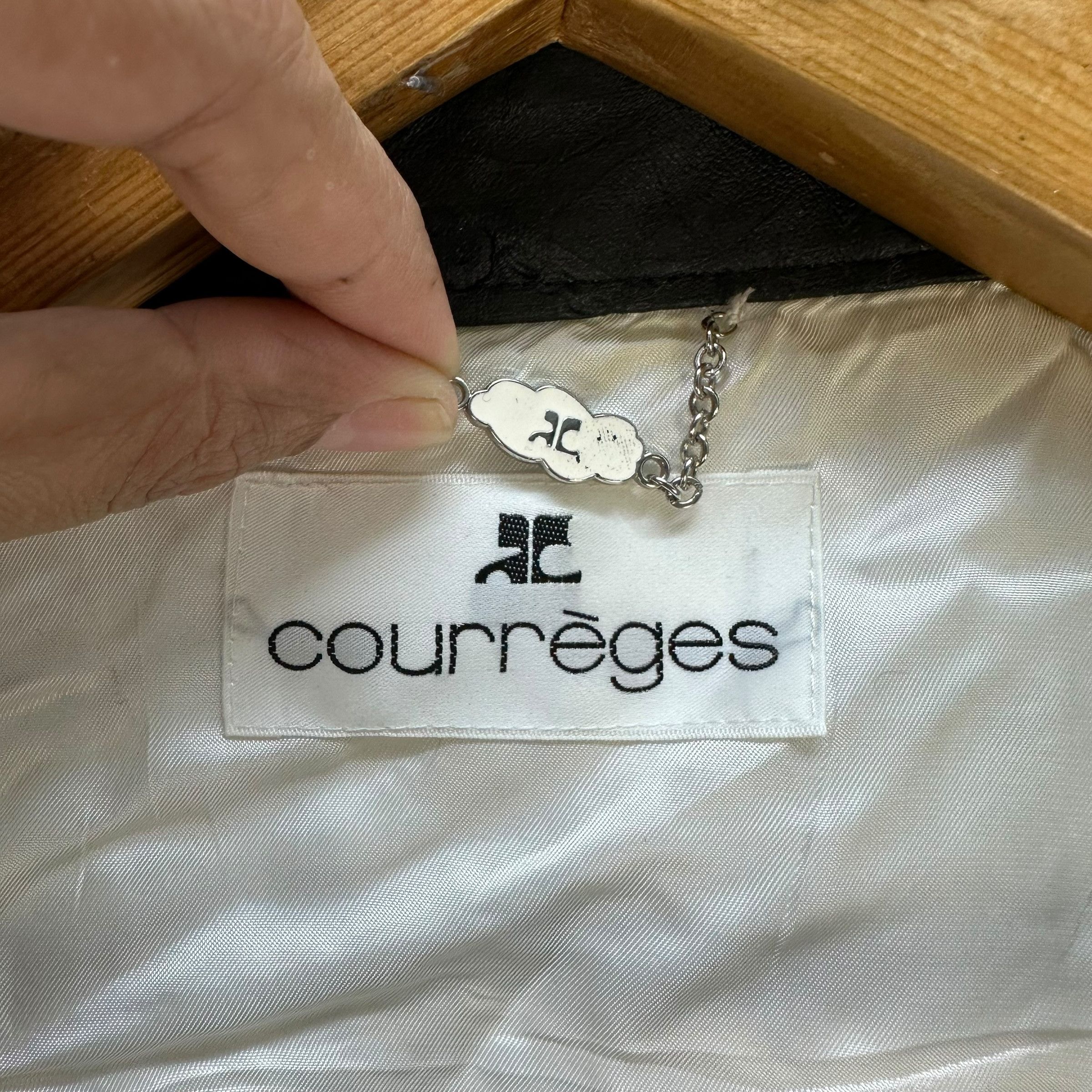 Courreges COURREGES Black White Checked Crop Jacket #A43-0988 Size S / US 4 / IT 40 - 8 Thumbnail