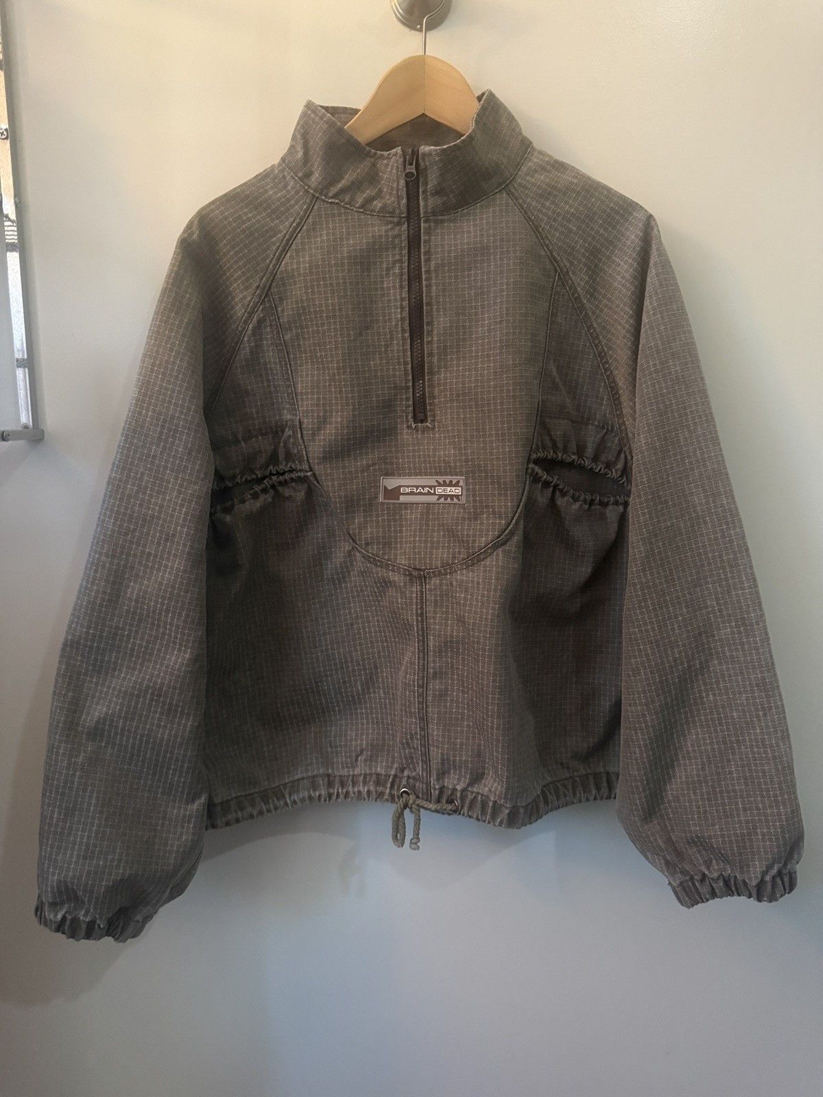 Brain Dead Washed Ripstop Equipment Half Zip Jacket Brown Size Large Size US L / EU 52-54 / 3 - 1 Thumbnail
