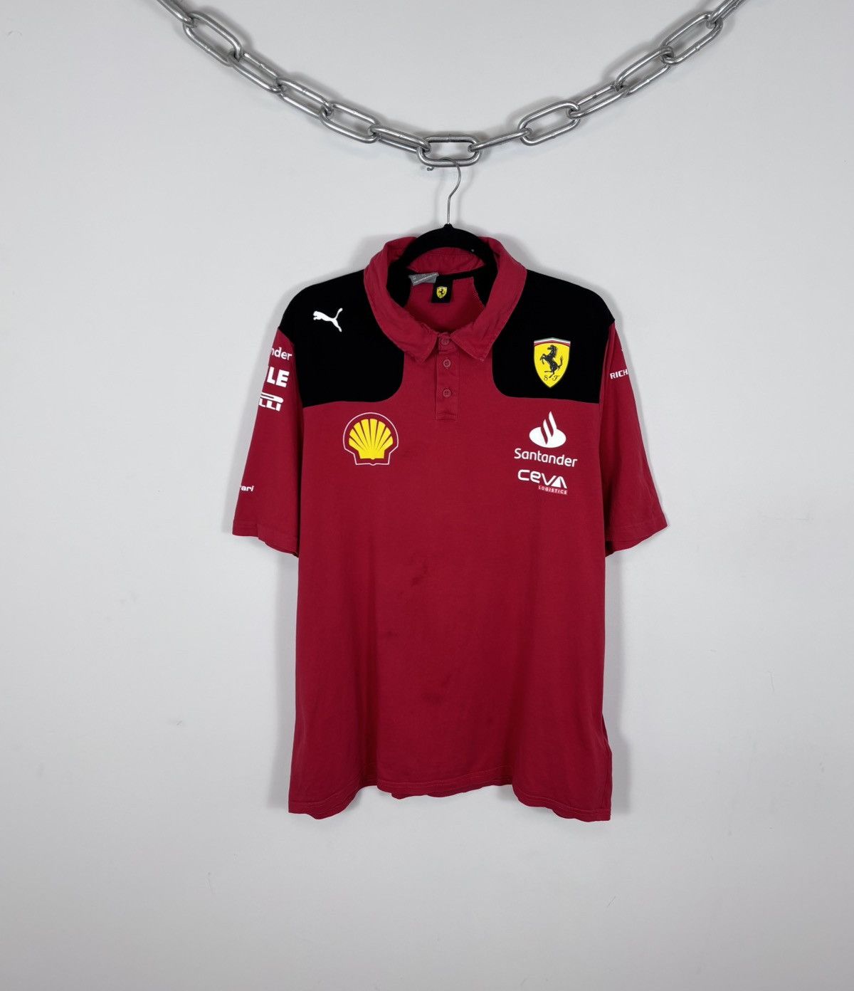 Ferrari × Puma Puma Ferrari Scuderia Team F1 Men’s Racing Polo Shirt Size US XXL / EU 58 / 5 - 1 Thumbnail