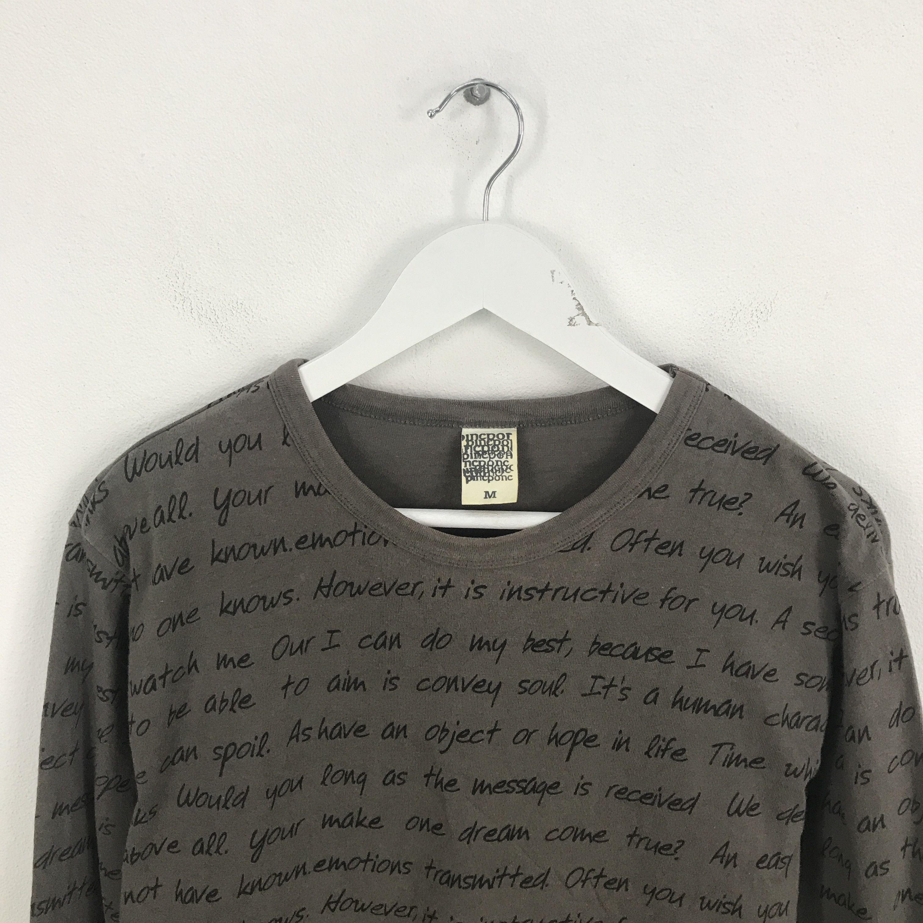 Japanese Brand × Vintage Rare Pincponc long sleeve t-shirt Size US M / EU 48-50 / 2 - 2 Thumbnail
