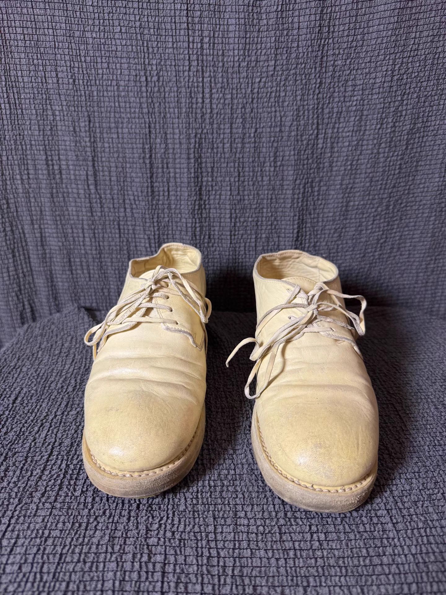 Guidi GUIDI 792z off-white low-top horsehide derby shoes Size US 8 / IT 38 - 4 Thumbnail