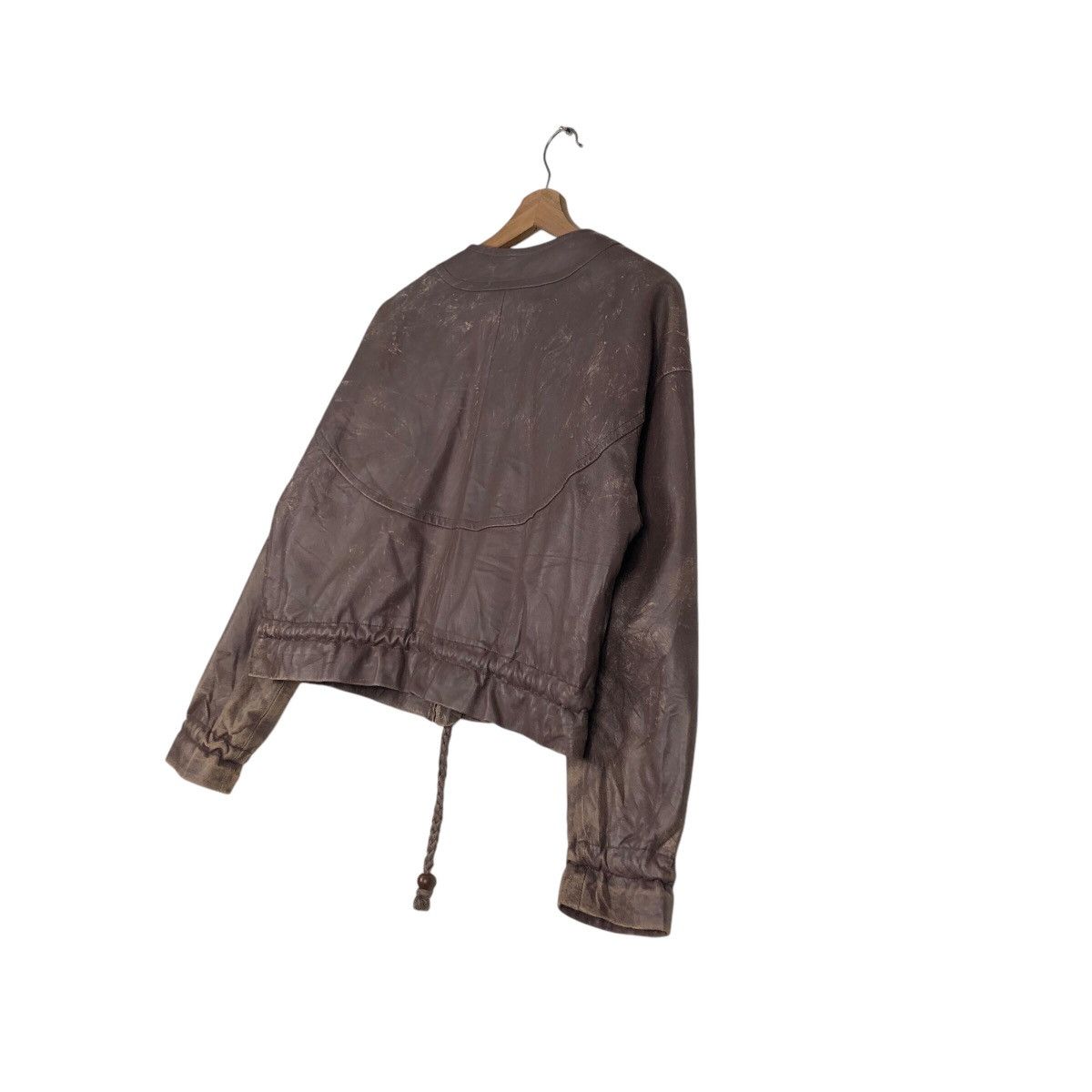 Japanese Brand 📌Cropped Genuine Leather Jacket Biker Josephine Size US M / EU 48-50 / 2 - 11 Thumbnail