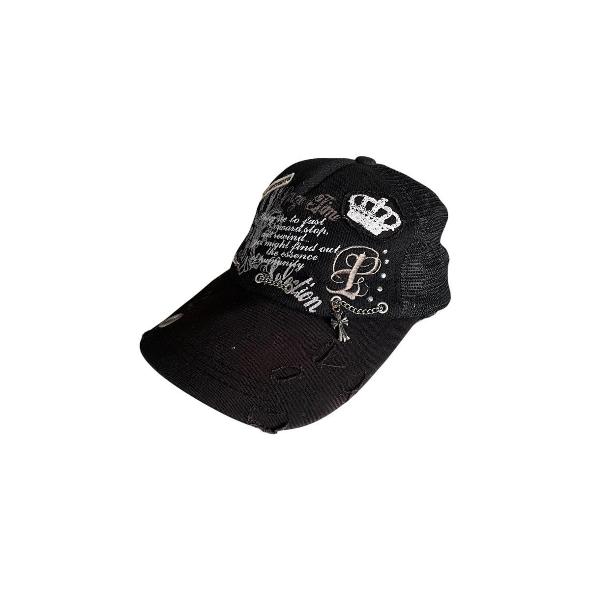 Japanese Brand Marsal cross punk goth hat Size ONE SIZE - 1 Thumbnail