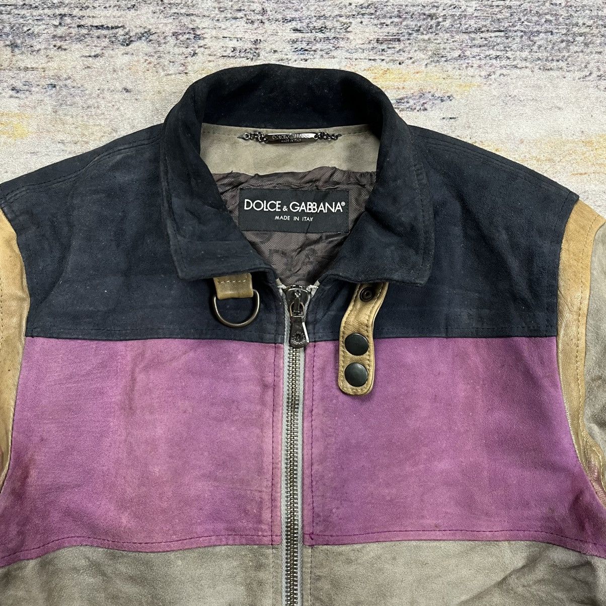 Dolce & Gabbana Dolce & gabbana multi color leather jacket Size US M / EU 48-50 / 2 - 6 Thumbnail
