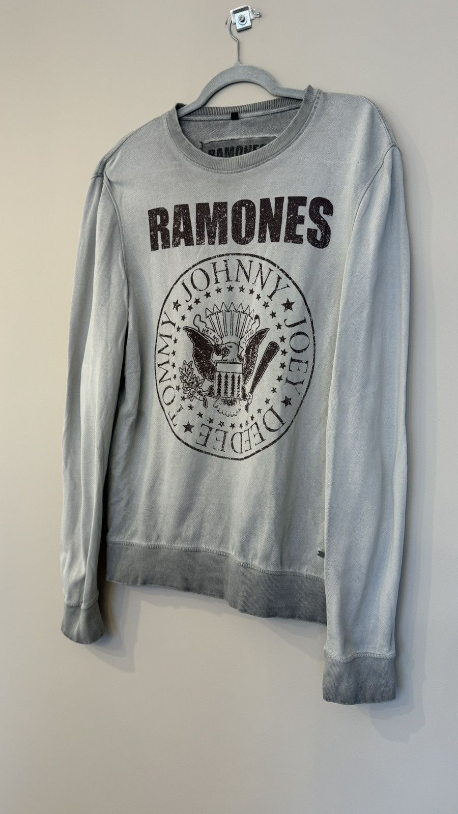 Band Tees × Vintage Ramones sweatshirt grey vintage 00s rock bands Size US M / EU 48-50 / 2 - 2 Thumbnail
