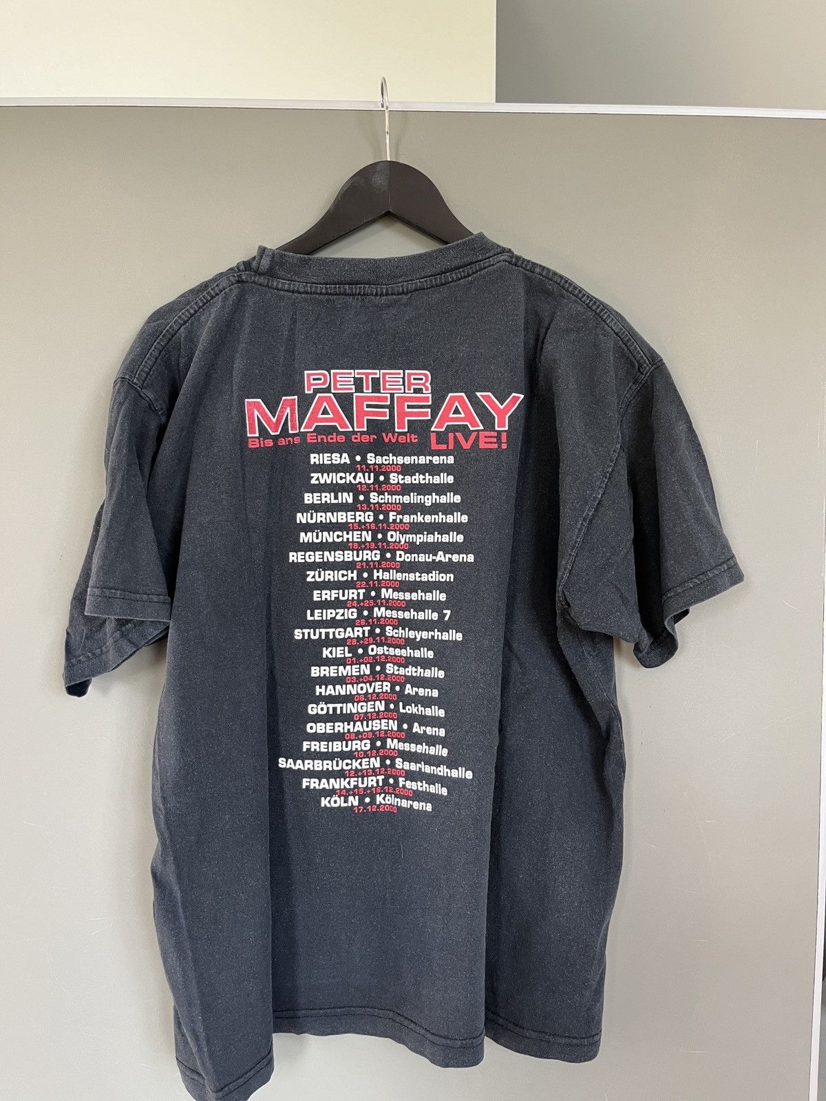 Vintage 2000 Peter Maffay Tour Vintage T-shirt Perfect Fade Size US XL / EU 56 / 4 - 7 Thumbnail