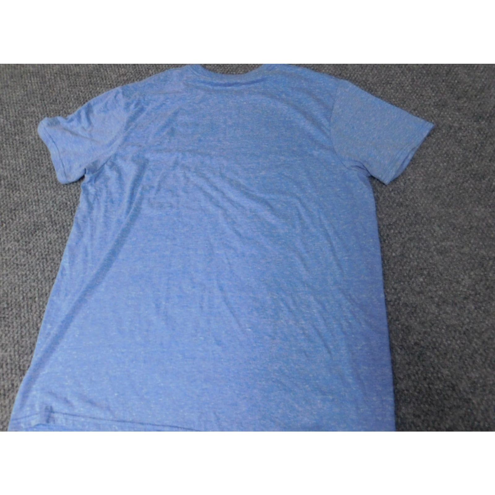 Vintage Surf Style Mens T-Shirt Short Sleeve Crew Neck Blue Cotton City Logo L Large Size US L / EU 52-54 / 3 - 6 Thumbnail