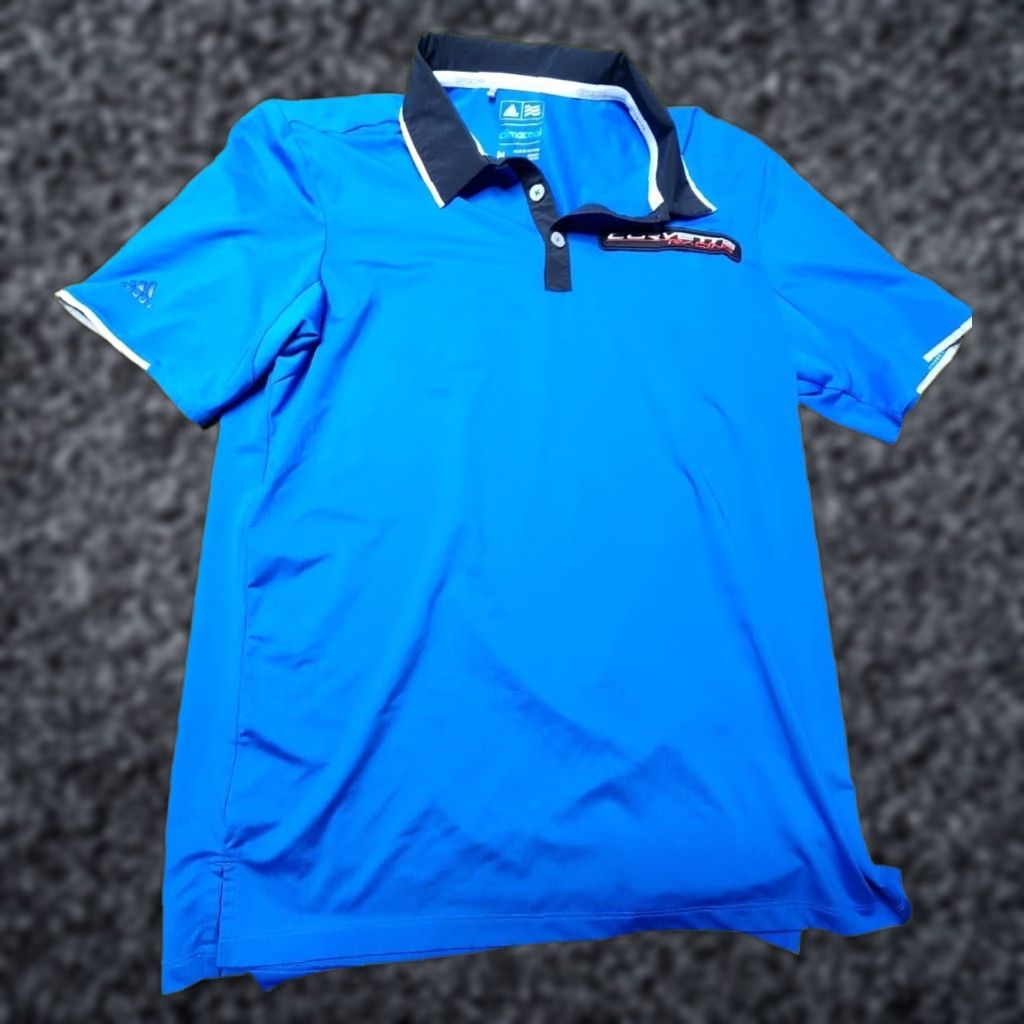Adidas Adidas Corvette Racing Mens M Climacool Short Sleeve Golf Polo Shirt Size US M / EU 48-50 / 2 - 1 Thumbnail