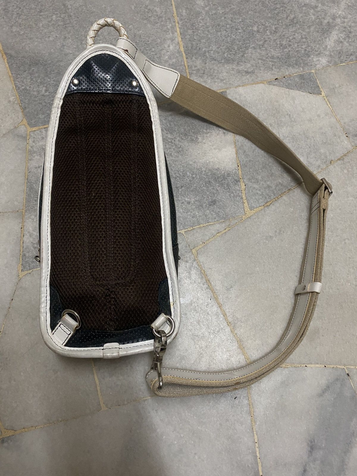 Japanese Brand Kiefer Neu Two Way Leather Craft Japan Crossbody Bag Size 32 - 5 Thumbnail
