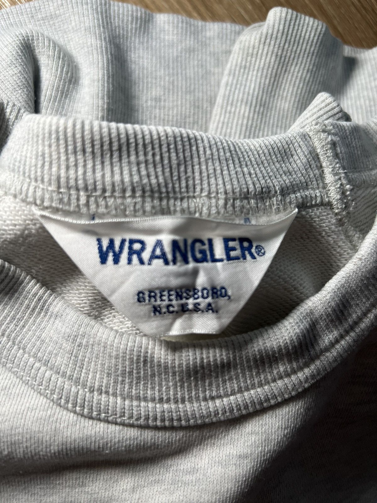 Wrangler Vintage Wrangler Spellout Printed Logo Crewneck Sweatshirt Size US S / EU 44-46 / 1 - 2 Thumbnail