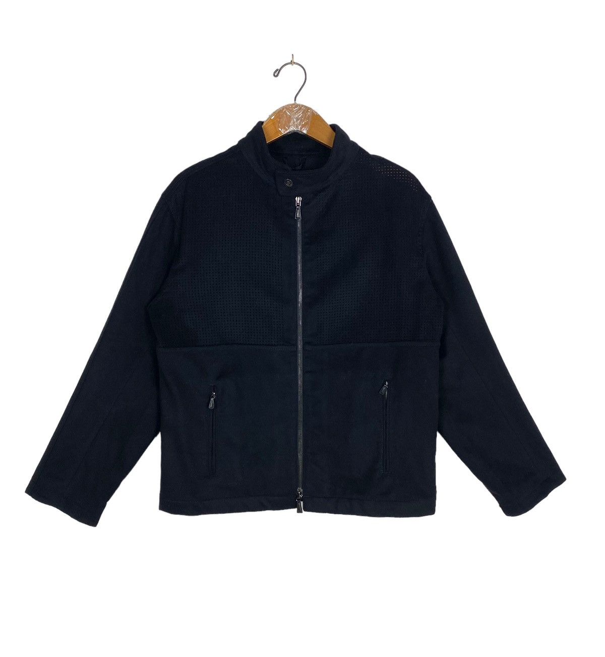 Alfred Dunhill Rare‼️ Alfred Dunhill Wool Zipper Jacket Made Italy Riri Zip Size US S / EU 44-46 / 1 - 1 Thumbnail