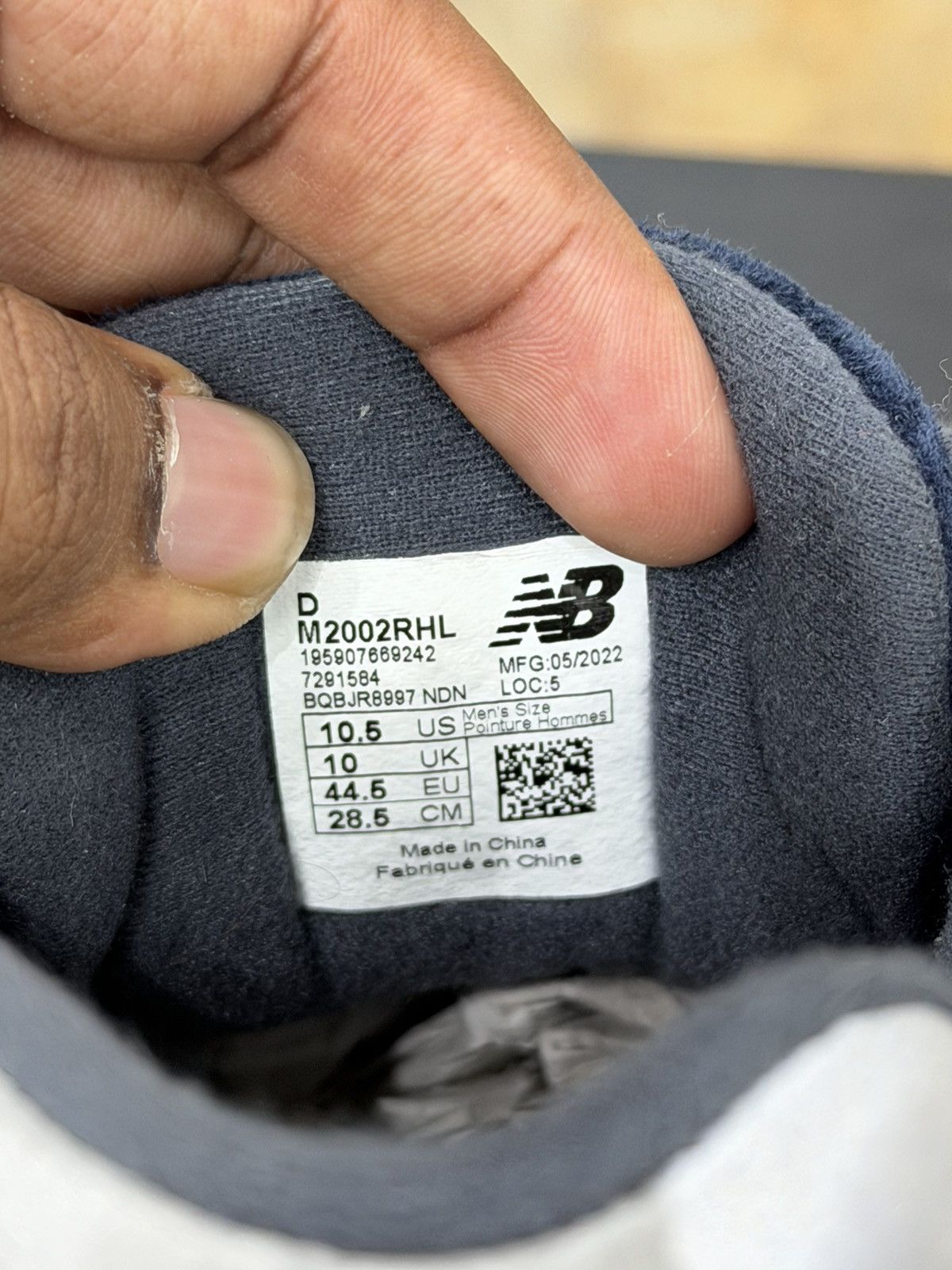 New Balance New Balance 2002R Navy Grey Size 10.5 (2022) Size US 10.5 / EU 43-44 - 10 Thumbnail