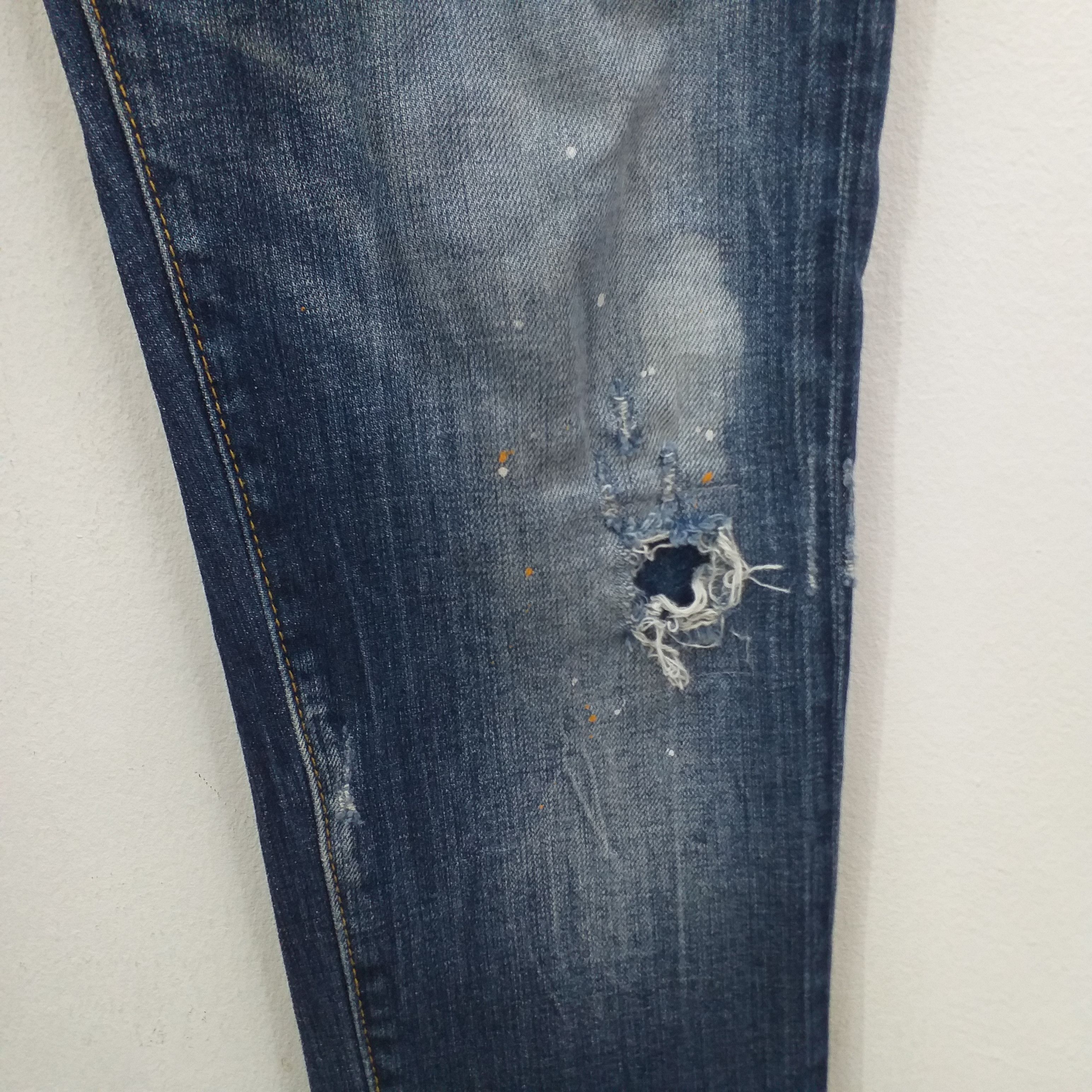 Hysteric Glamour Dsquared2 Japanese Brand Distressed Denim 36x30.5 -JN003 Size US 36 / EU 52 - 13 Thumbnail