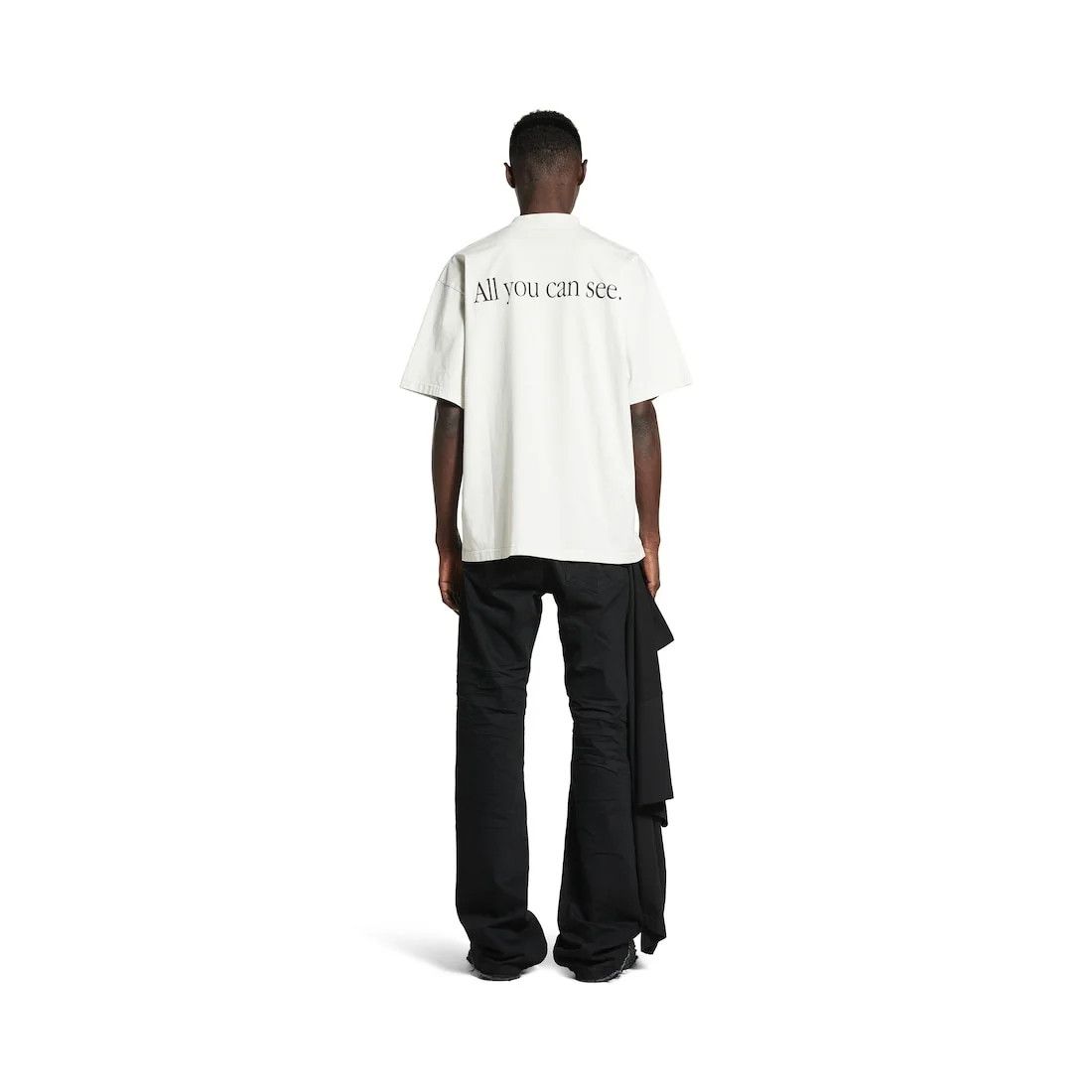 Balenciaga o1tr1nto0526 360 Sunglasses T-Shirt Medium Fit Dirty White Size US XL / EU 56 / 4 - 4 Thumbnail