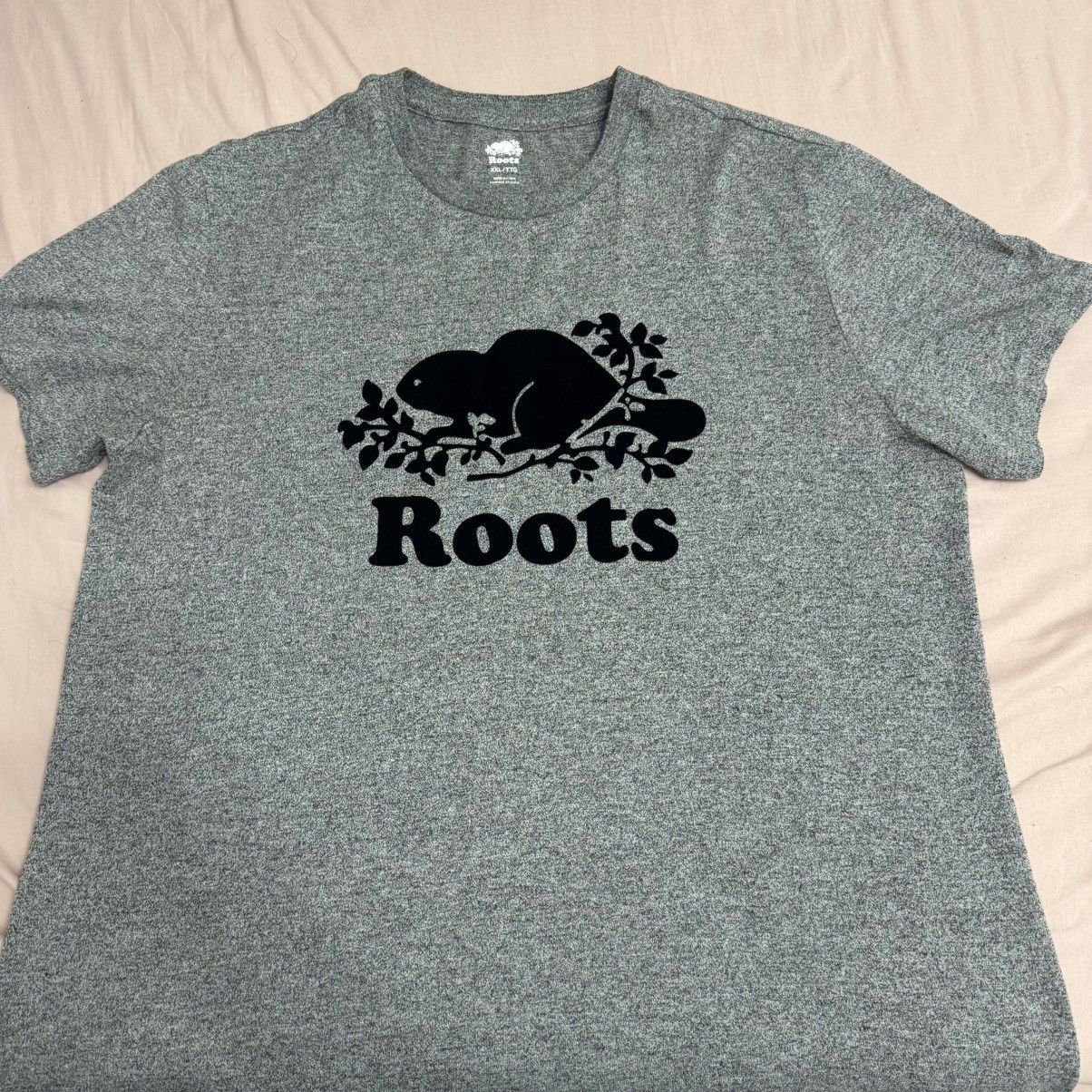 Roots Roots Salt and Pepper Beaver T-shirt Size US XXL / EU 58 / 5 - 2 Thumbnail