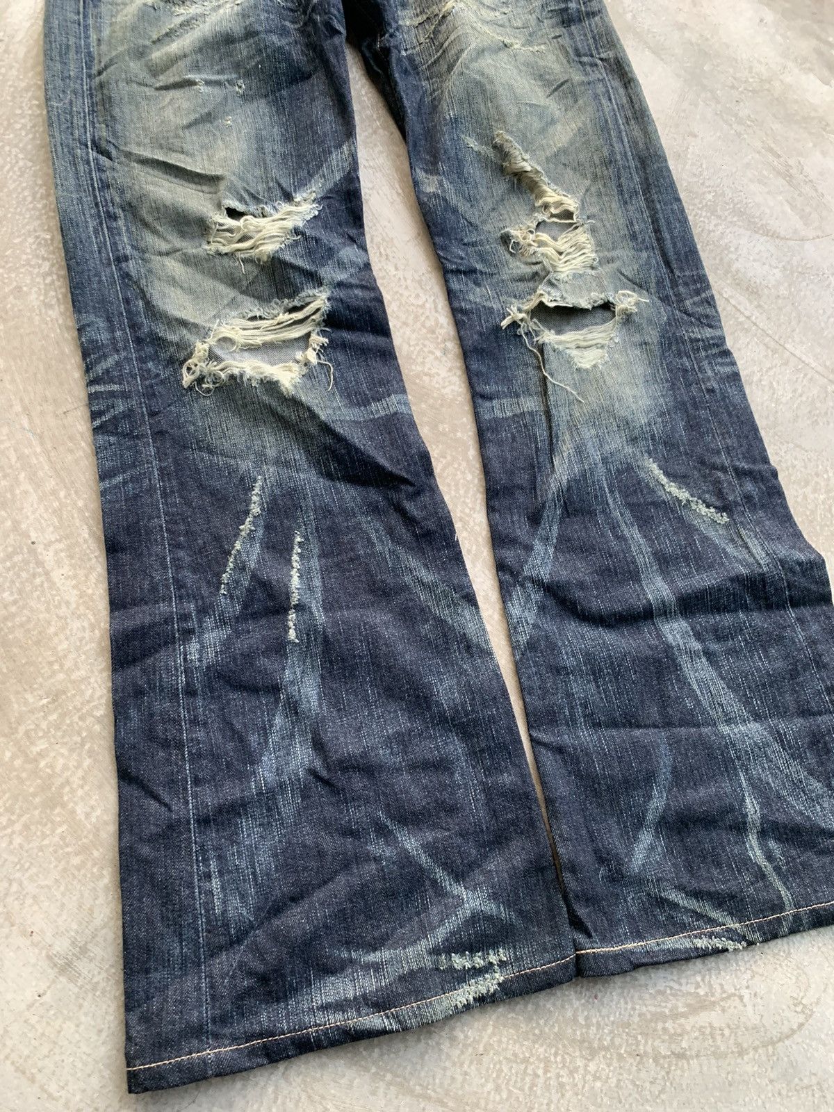 Edwin × Japanese Brand × Vintage Edwin Denim Blue Trip 503 Vintage Size US 34 / EU 50 - 22 Thumbnail