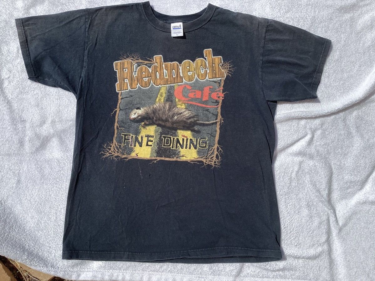 Anvil × Vintage Vintage Y2K redneck Café roadkill diner, anvil blue bar Size US L / EU 52-54 / 3 - 2 Thumbnail