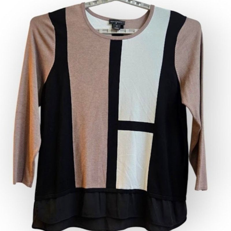 Other Investments II Colorblock Top 2X Women’s Size XXL / US 16-18 / IT 52-54 - 1 Thumbnail