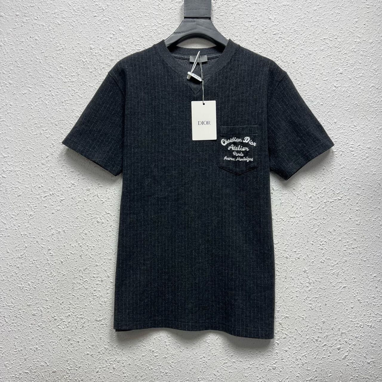 Dior Dior Wool Striped T-Shirt l Men Size US L / EU 52-54 / 3 - 1 Thumbnail