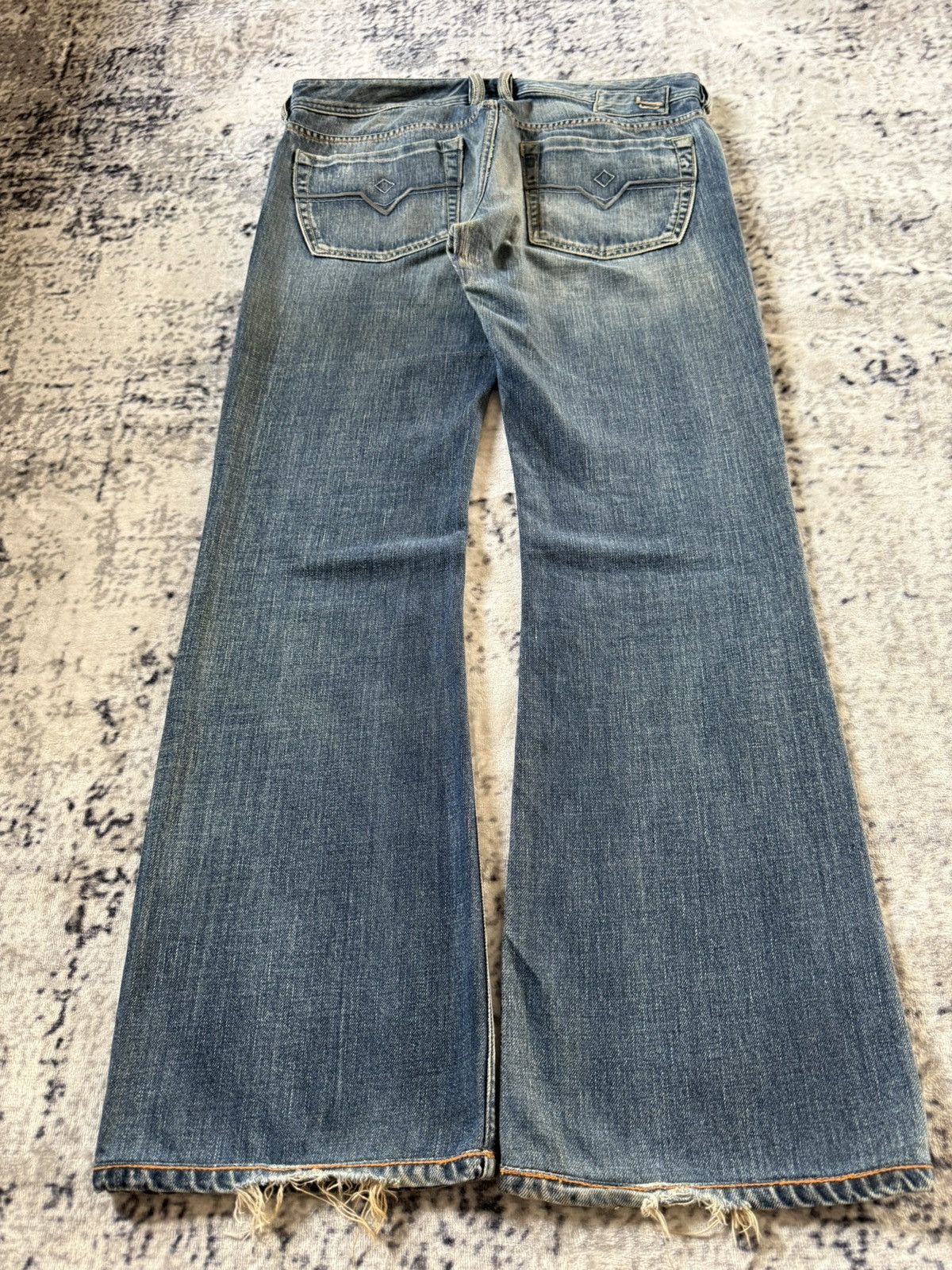 Diesel Diesel Fade Wash Zatiny Flared Jeans Italy Made Size US 34 / EU 50 - 2 Thumbnail