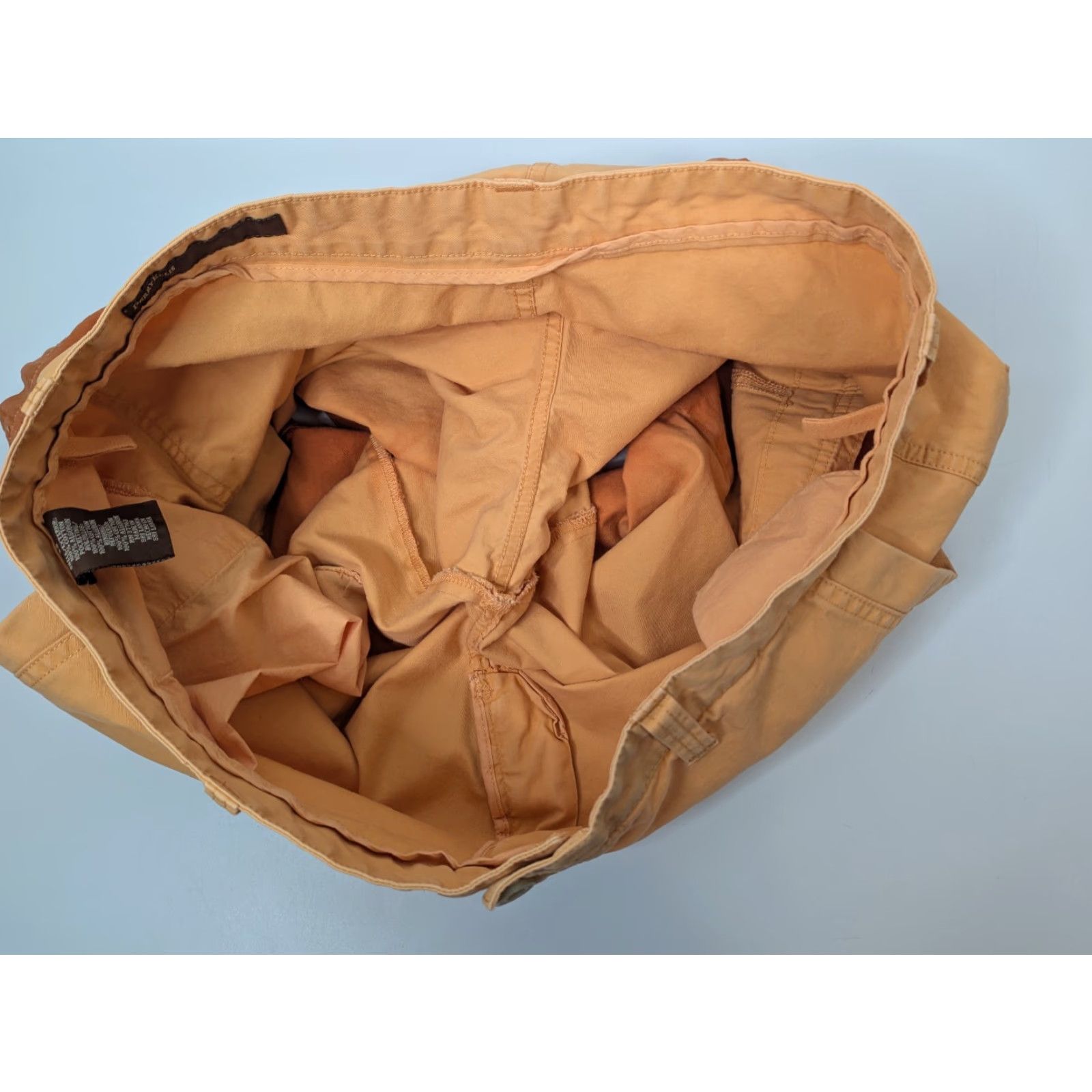 Perry Ellis Perry Ellis Shorts Mens 38 Cargo Shorts Cotton Orange Ombre Outdoor Preppy Casual Travel Workwear Pants Mens 38 Orange Cotton Cargo Pocket Size US 38 / EU 54 - 5 Thumbnail