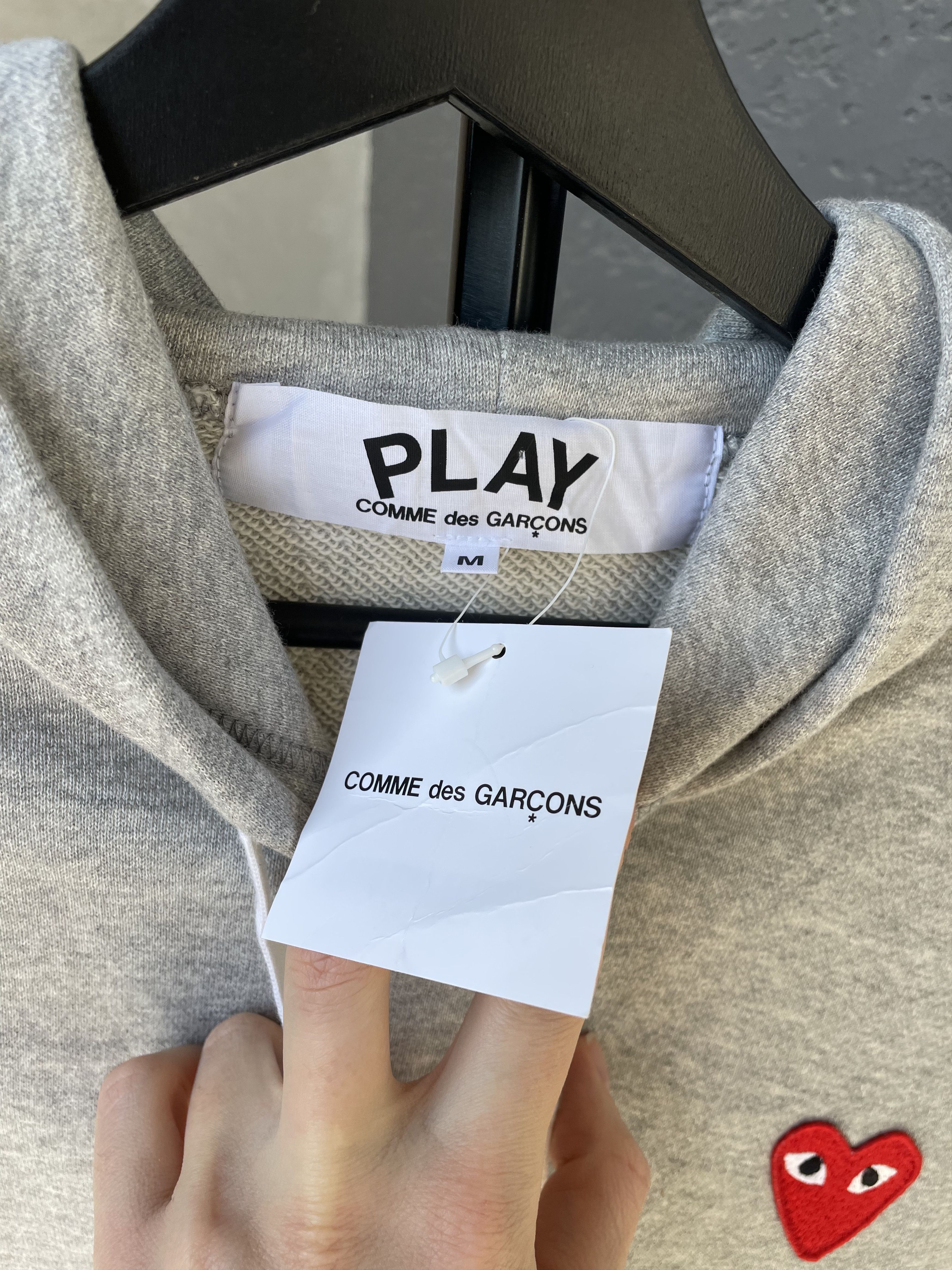 Comme des Garcons × Comme des Garcons PLAY × Comme des Garcons SHIRT COMME DES GARCONS PLAY HOODIE SWEATER SWEATSHIRT Size US M / EU 48-50 / 2 - 4 Thumbnail