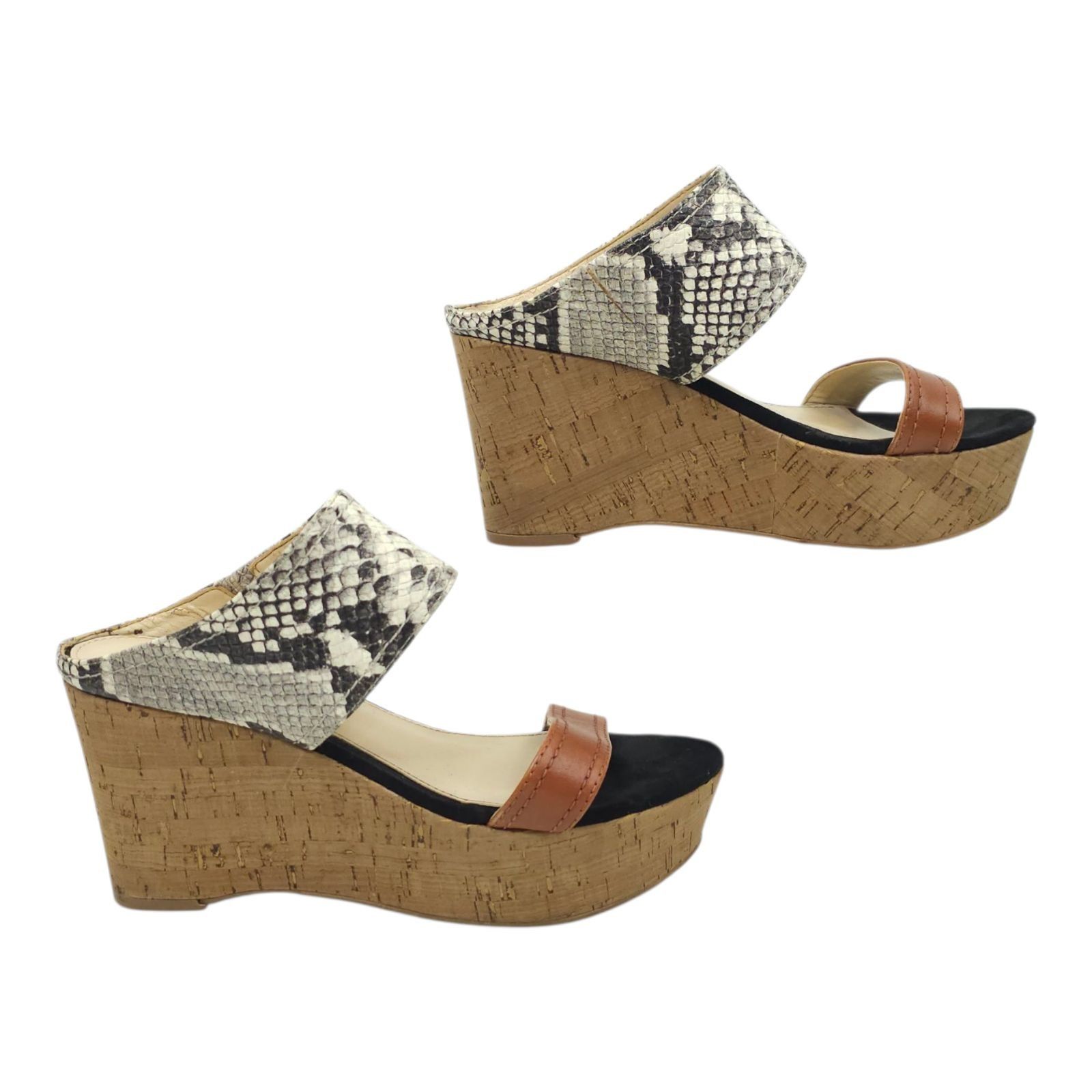 Marc Fisher Marc Fisher Shelbee 2 Sandals Womens 6.5 M Reptile Print Size US 6.5 / IT 36.5 - 2 Thumbnail